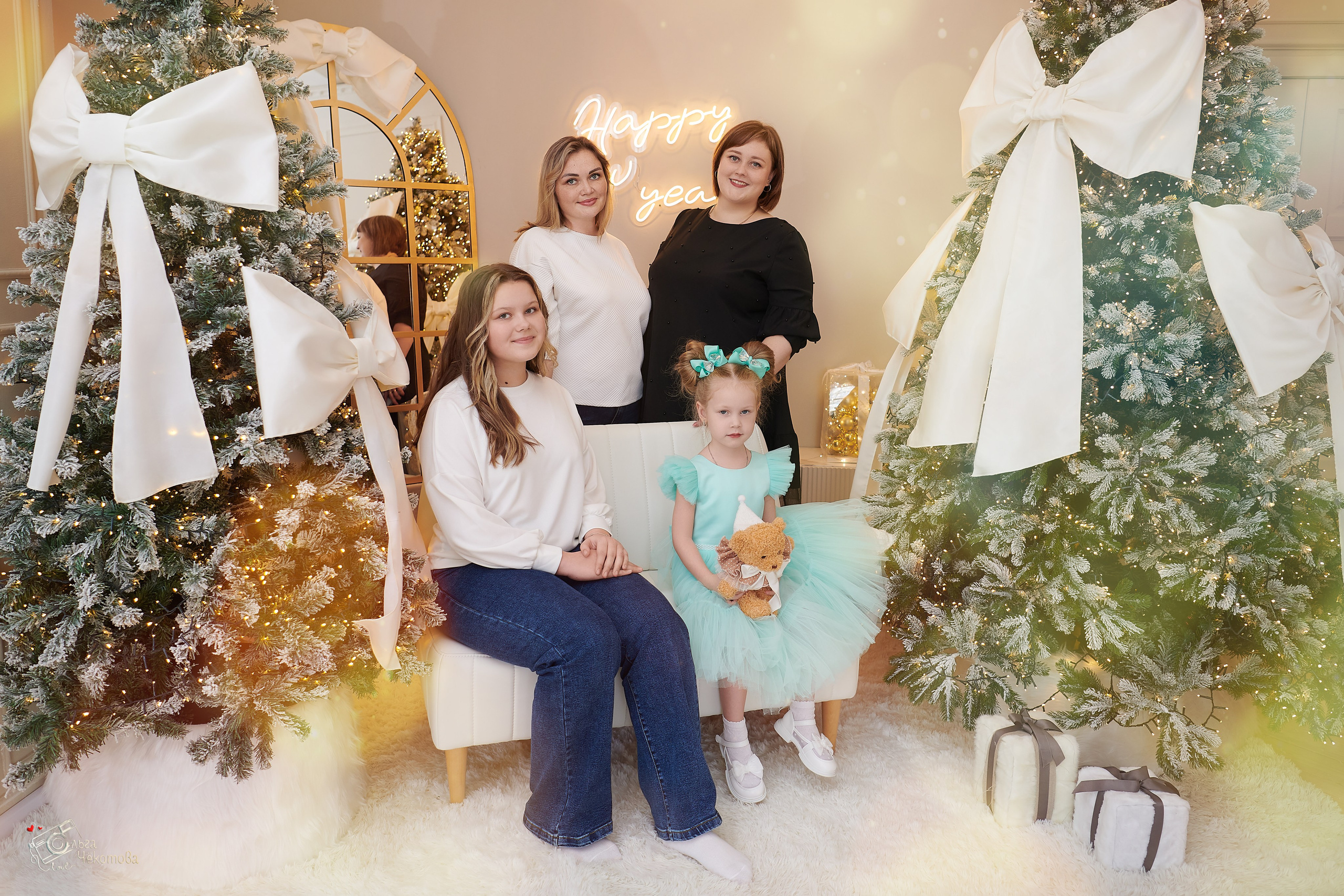 Новогодняя сказка для двух мам и их дочек. Ольга Чёкотова (Фотограф Кострома)