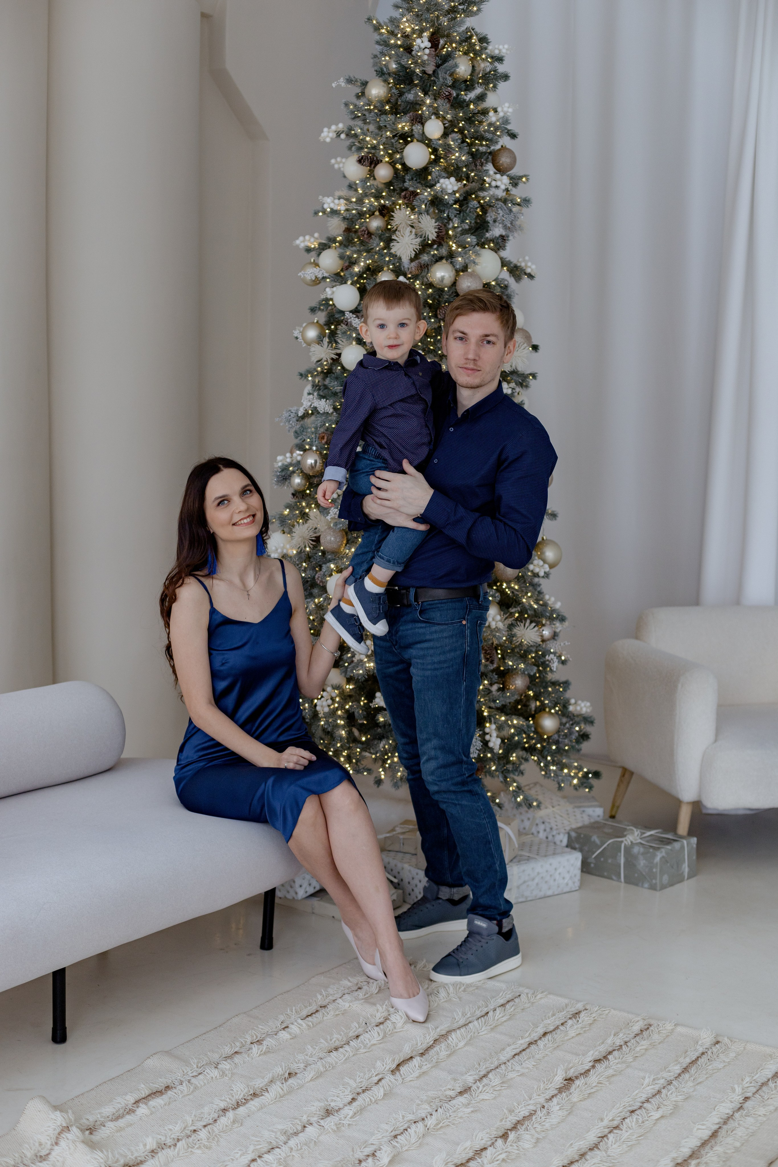 Семейная новогодняя фотосессия. Свадебный и семейный фотограф в Самаре Катя Боб