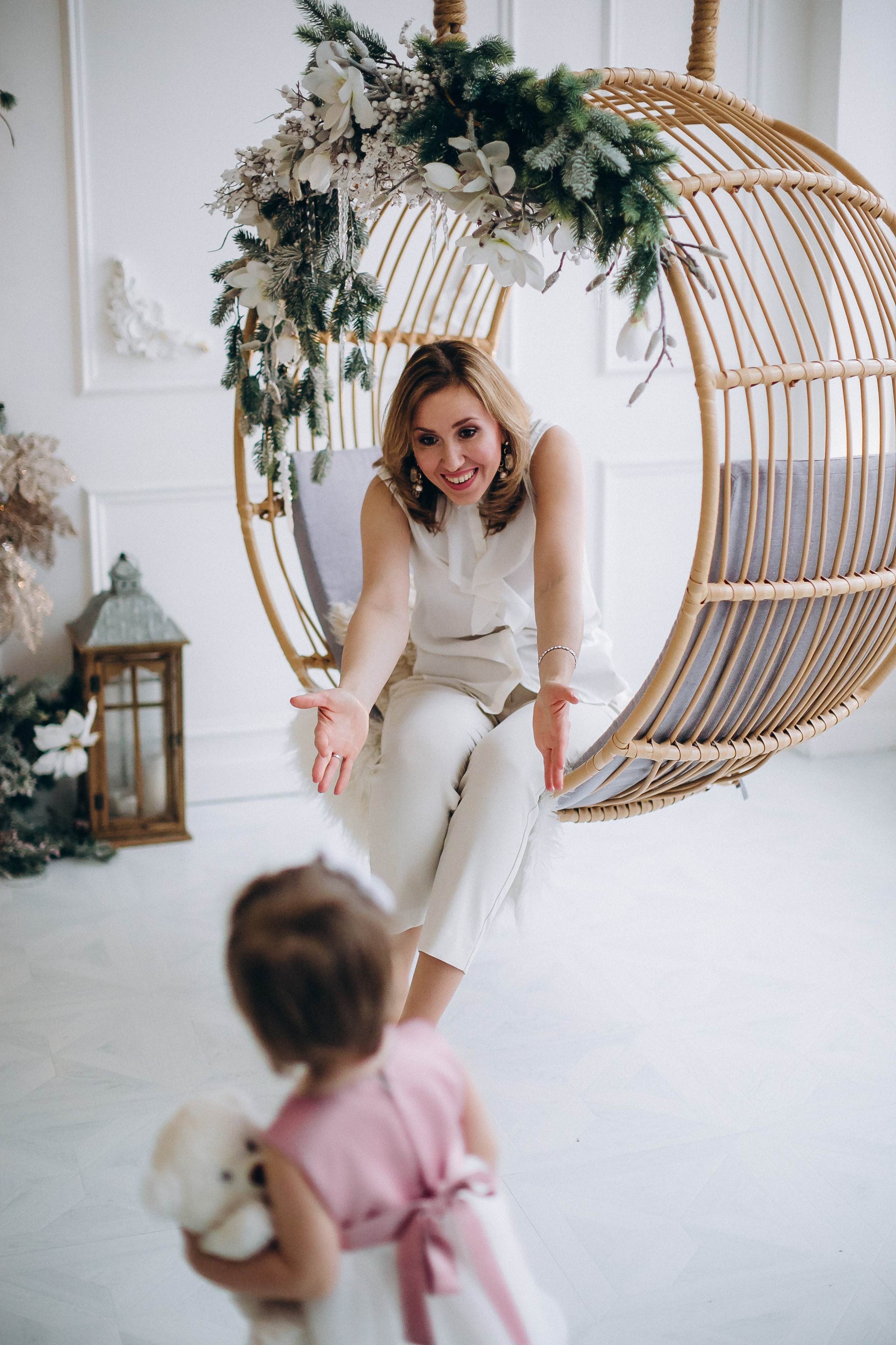 Новогодняя фотосессия в студии. Семейный, детский и школьный фотограф в Москве Рудницкая Анна