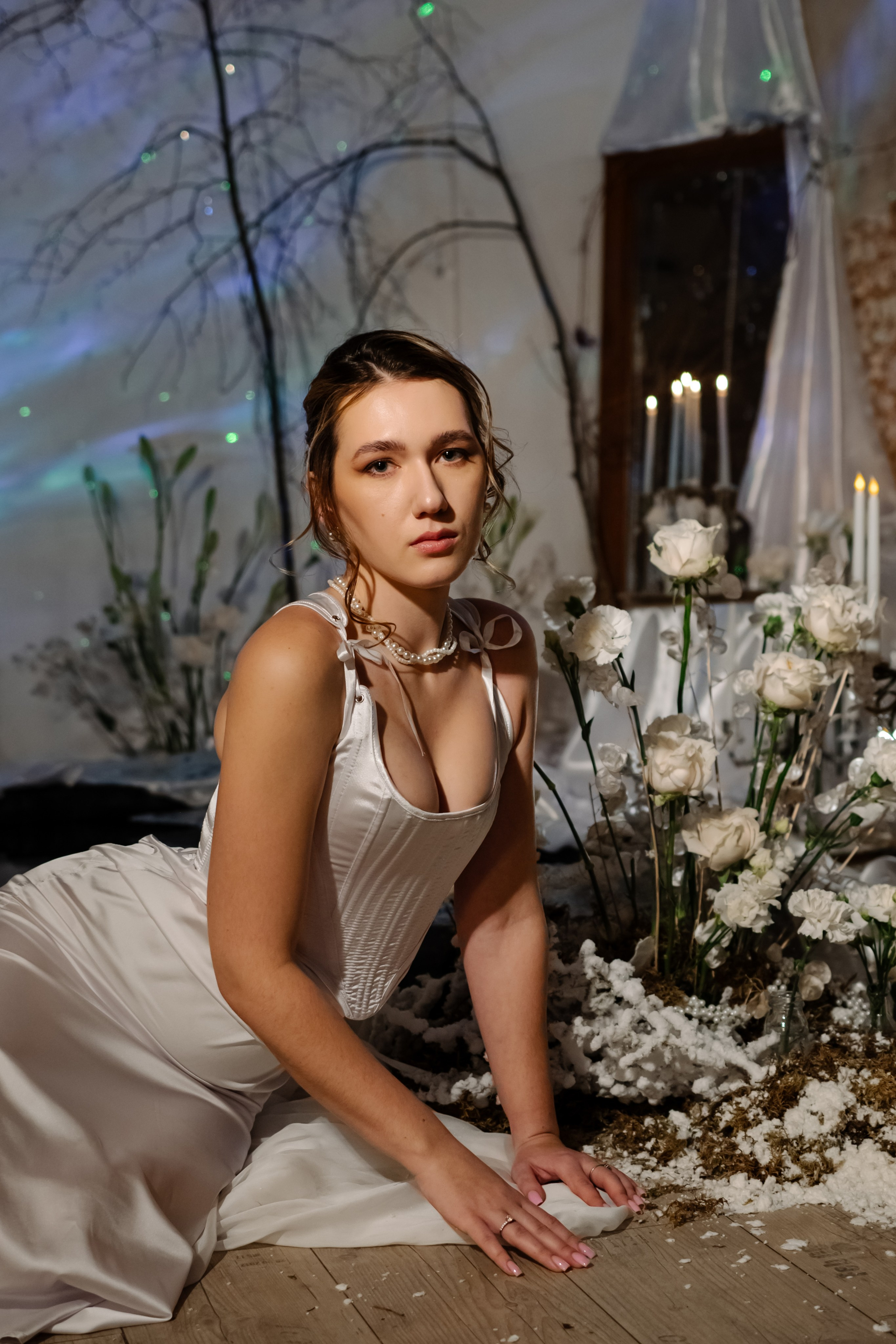 Индивидуальная. Со свечами. Свадебный и сеейный фотограф в Санкт-Петербурге Елена Худякова