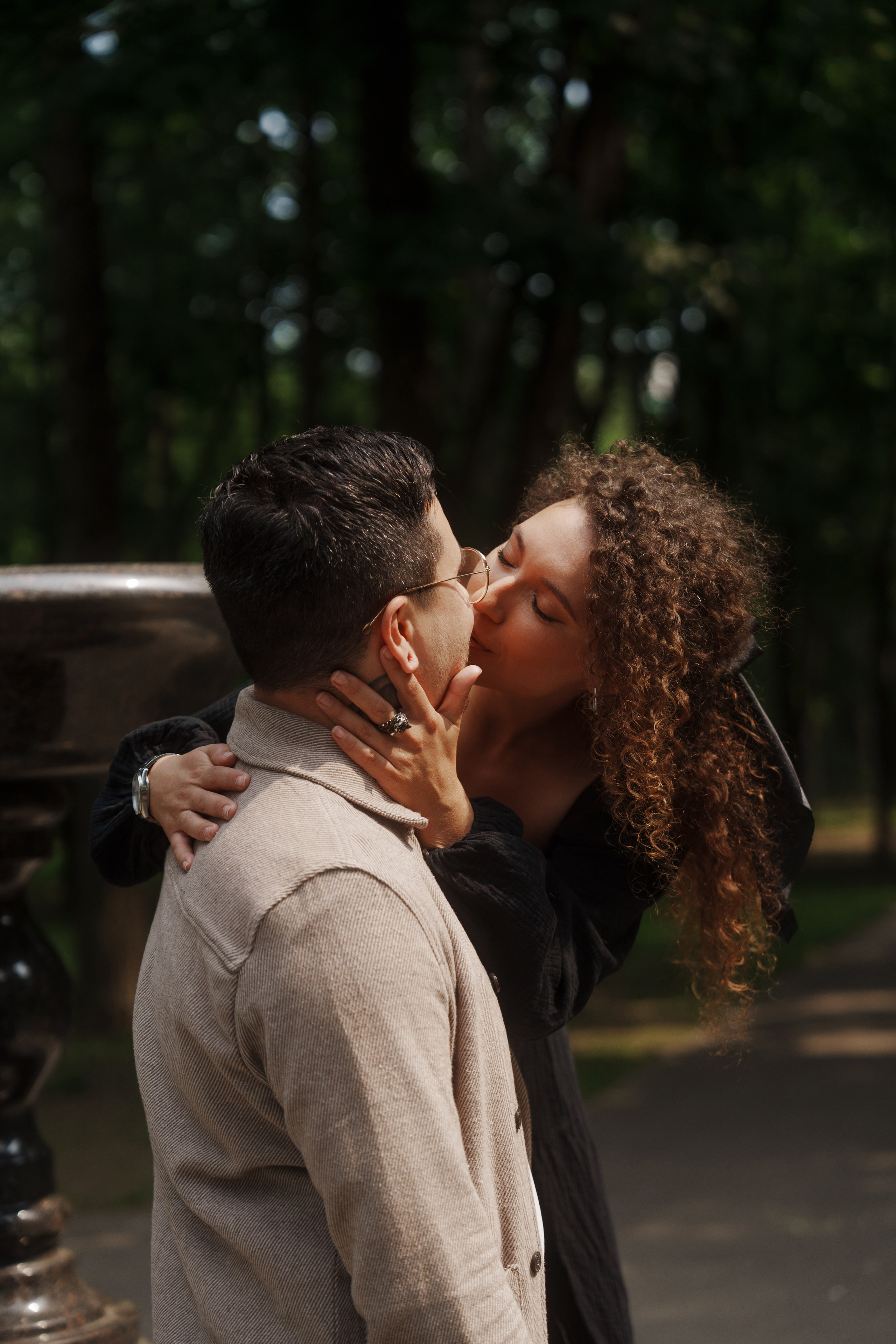 Love Story Олега и Майи в Московском парке. Саша Потапкин Фотограф. Сочи, Екатеринбург, Москва