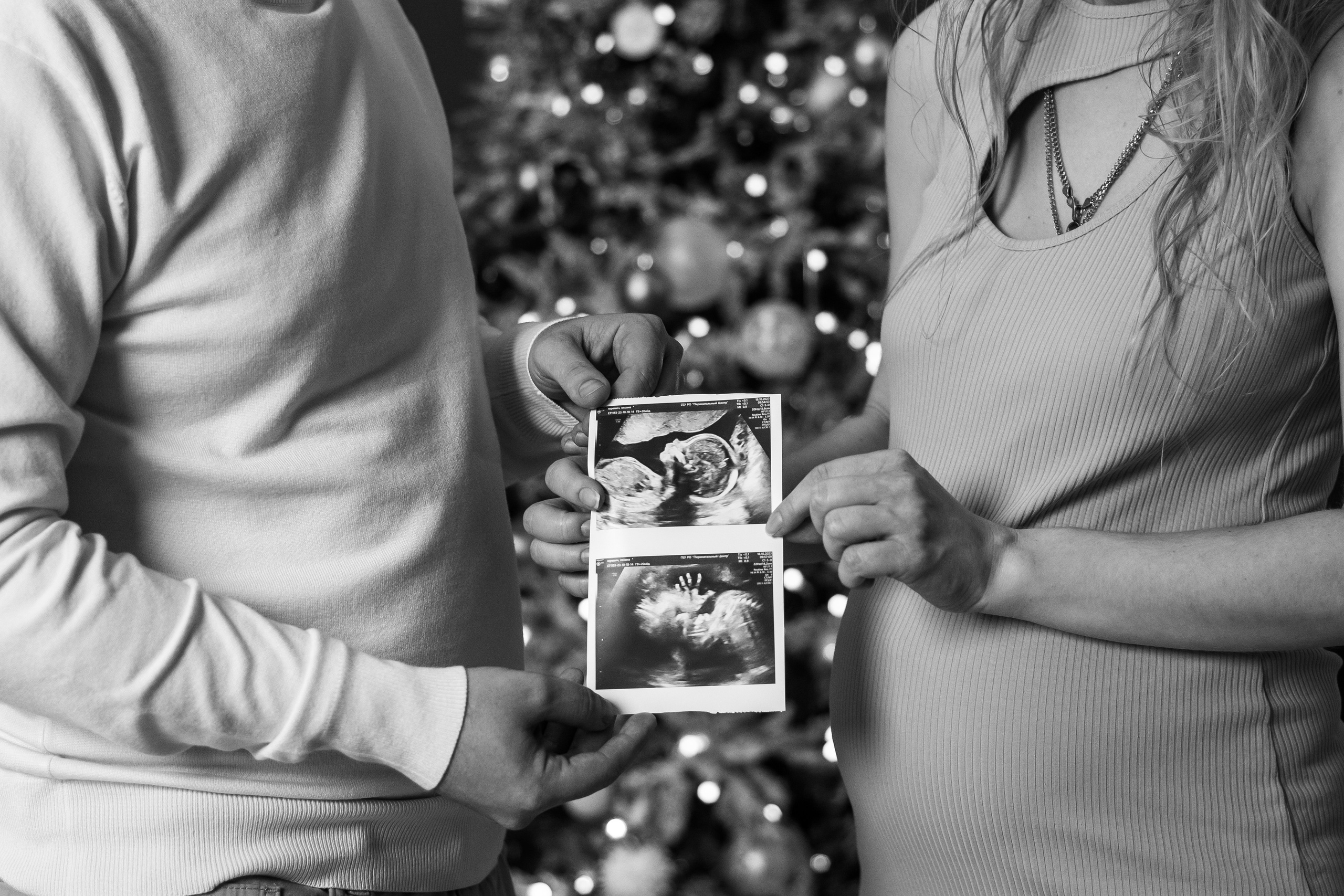 Новогодняя фотосессия беременности. Семейный и детский фотограф Кущ Наташа