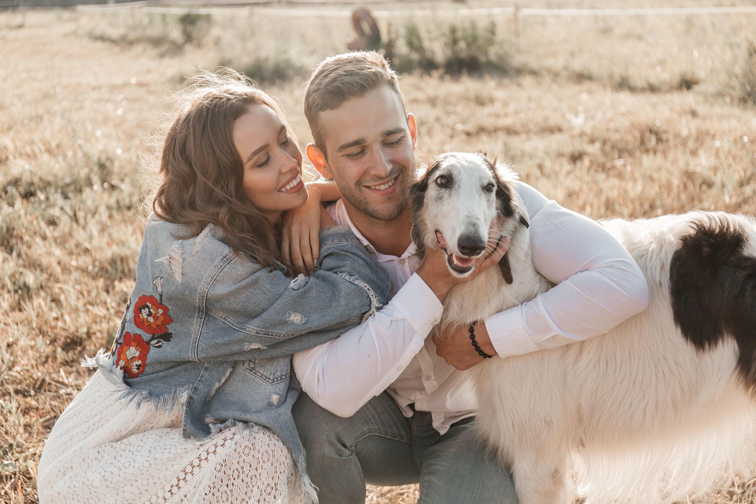 Sunset on the grass / Love story 30.06.2019. Воркшопы для фотографов в Москве и по всей России