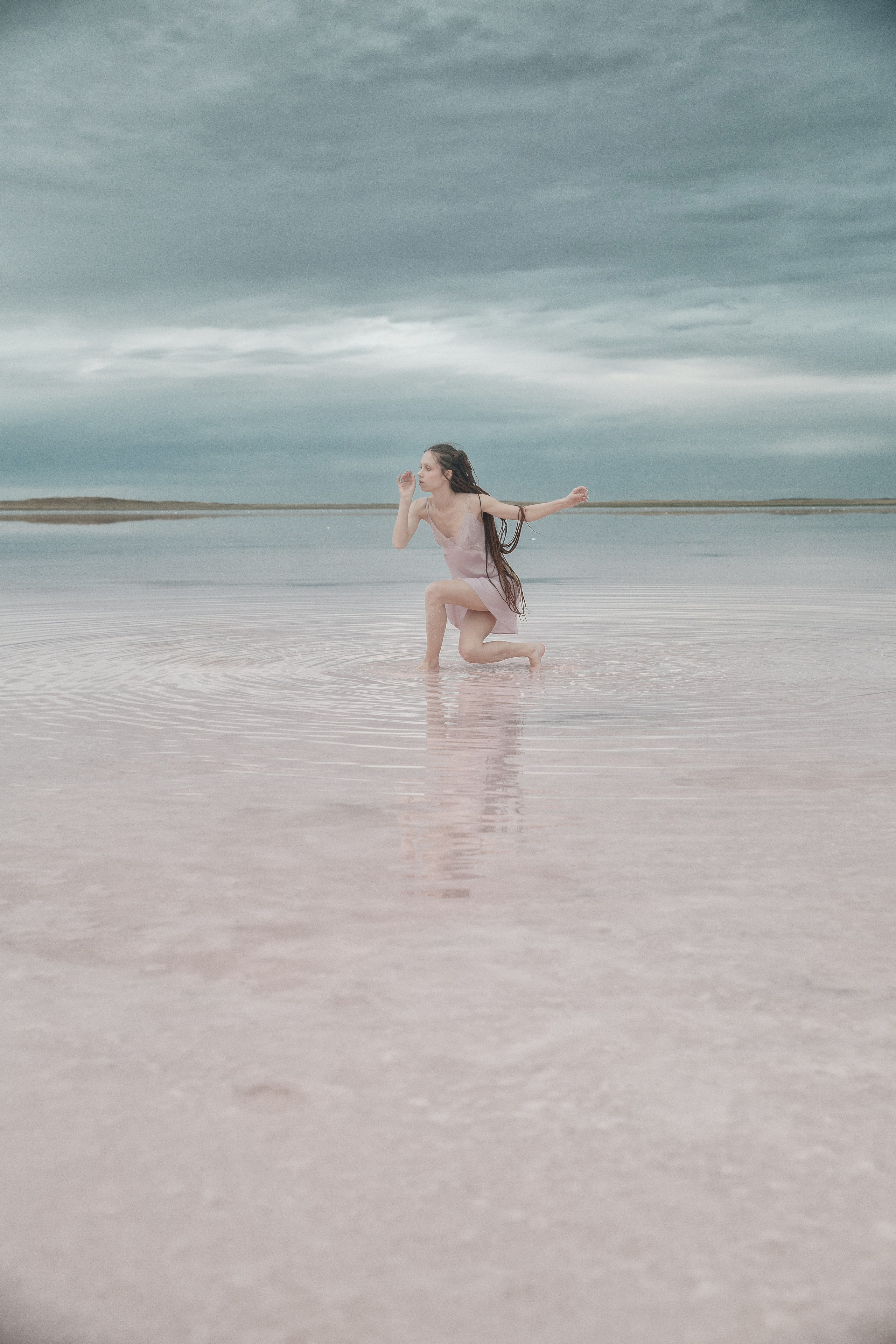 Pink lake. Lena Sorokina photographer, Astana, Kazakhstan