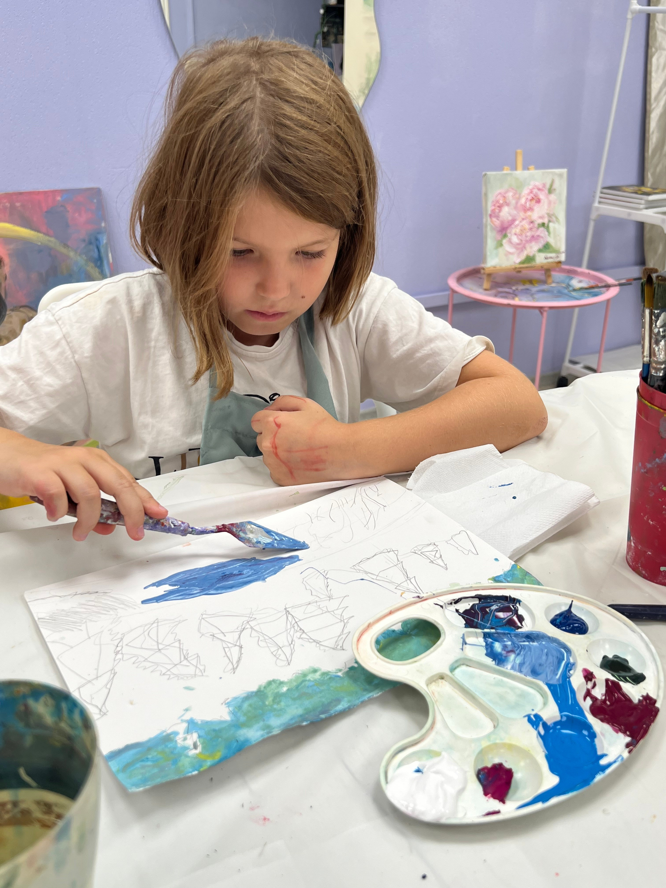 Обучение для детей и взрослых. Школа рисования Океан для детей и взрослых в Самаре