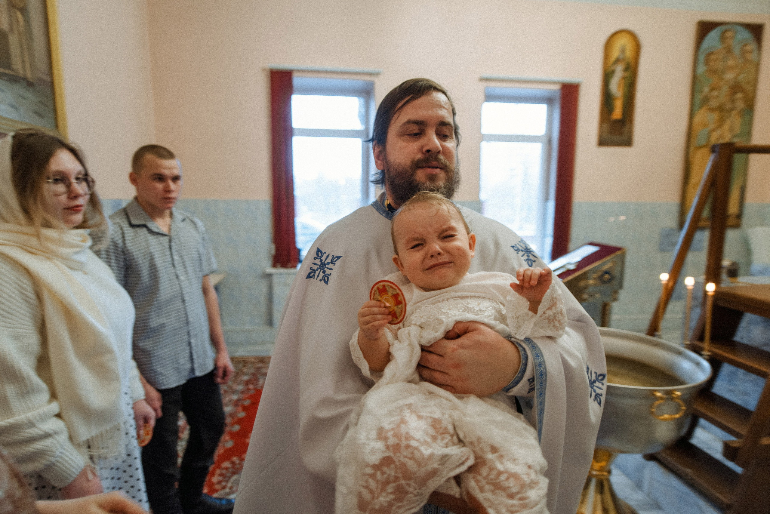 Крещение Евы. Семейный документальный фотограф в Волгограде Мариэта Додина