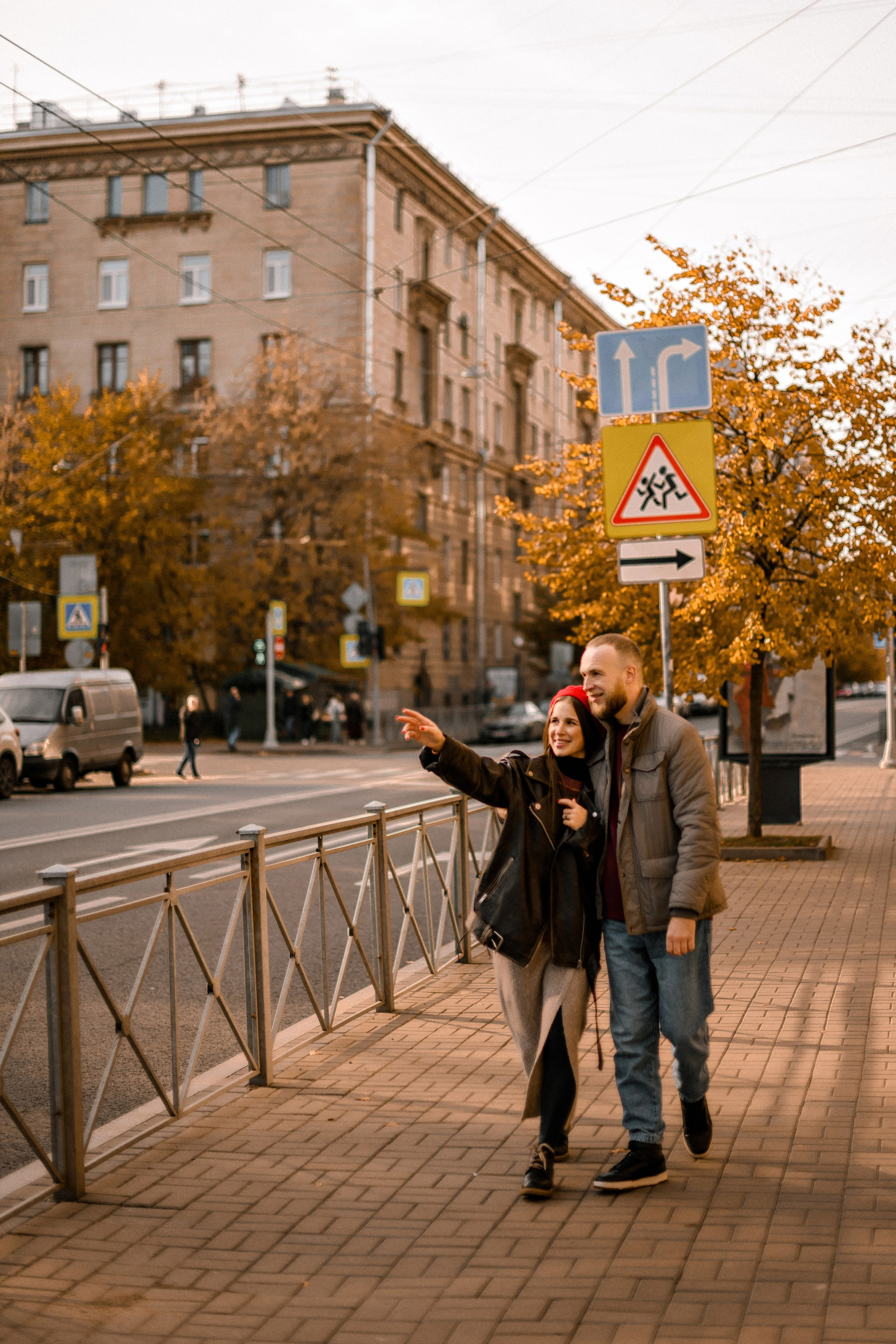 Люба и Коля. Осень на Петроградке. Свадебный фотограф в Санкт-Петербурге София Шубик