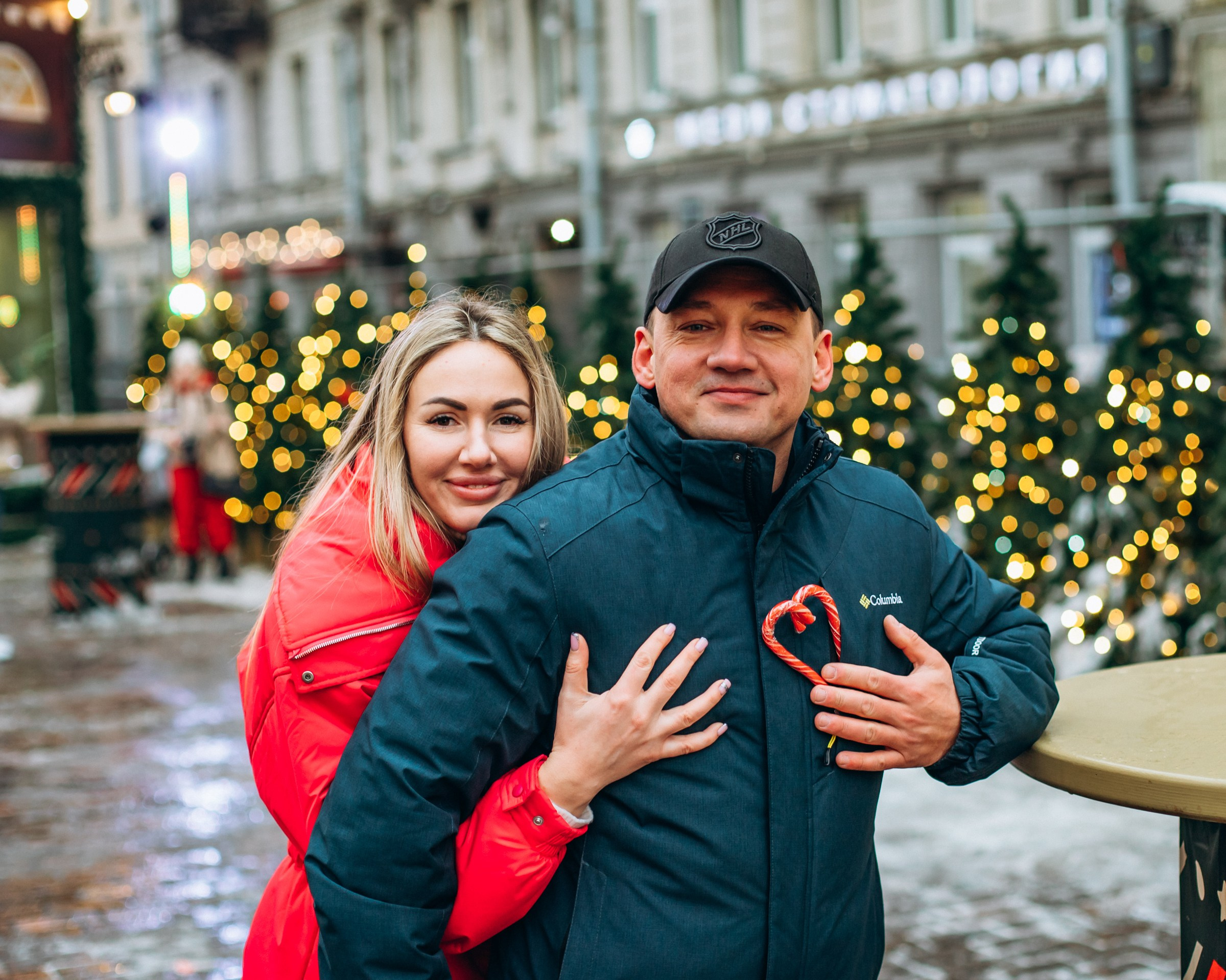 Роман и Ирина в декабре. Фотопрогулка в Петербурге. Индивидуальный и семейный фотограф в Санкт-Петербурге