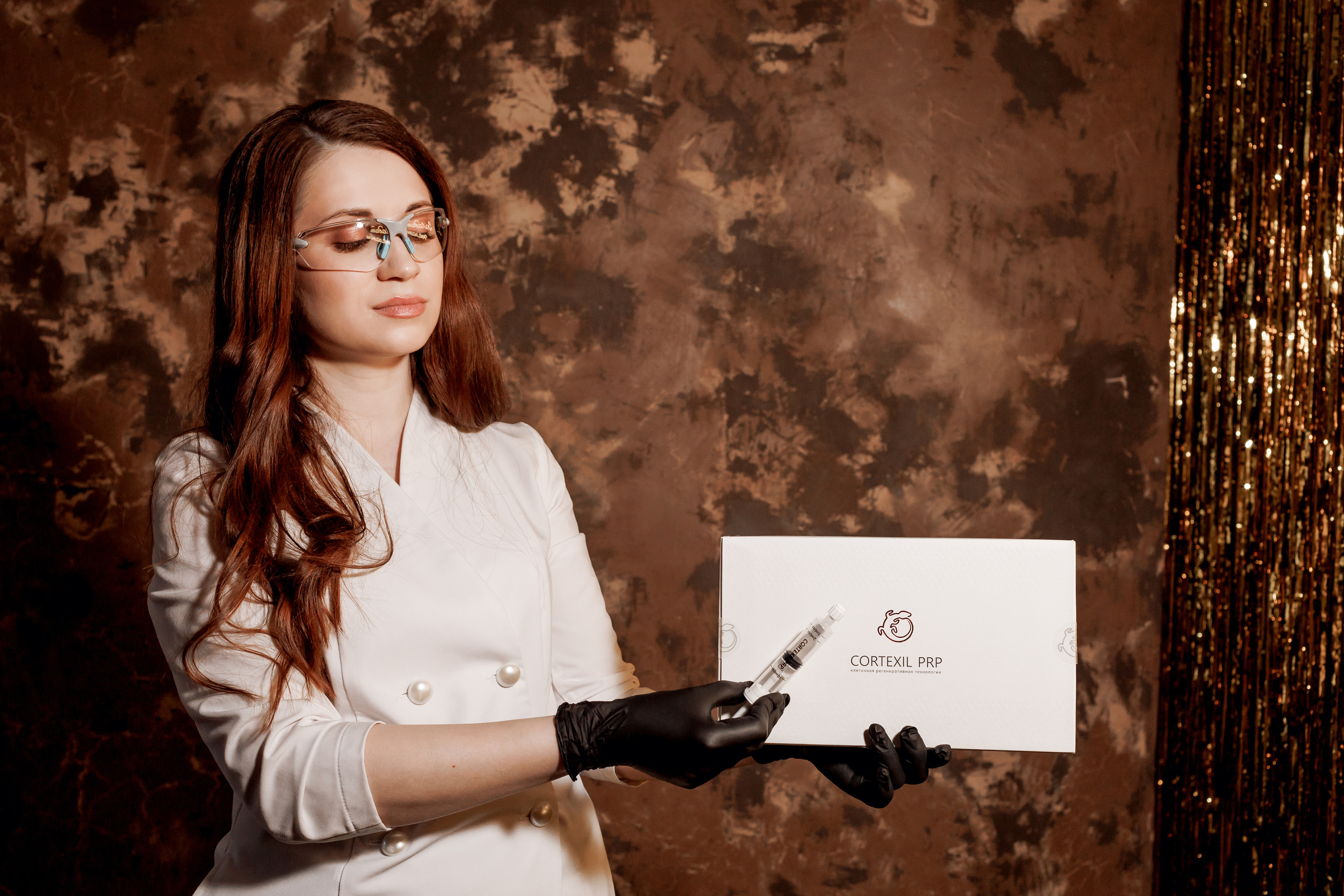 Контент съёмка в тёмном ключе для клиники Unite. Портретный и свадебный фотограф в Белгороде Глухова Кристина