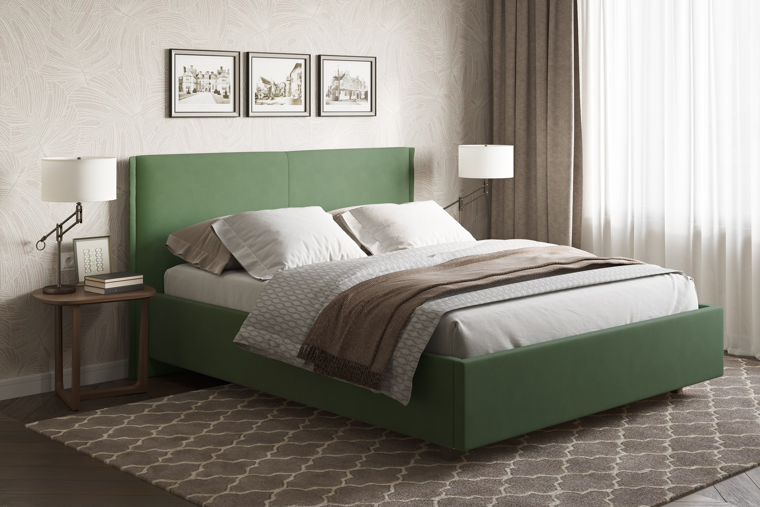 Визуализация кровати для мебельной фабрики