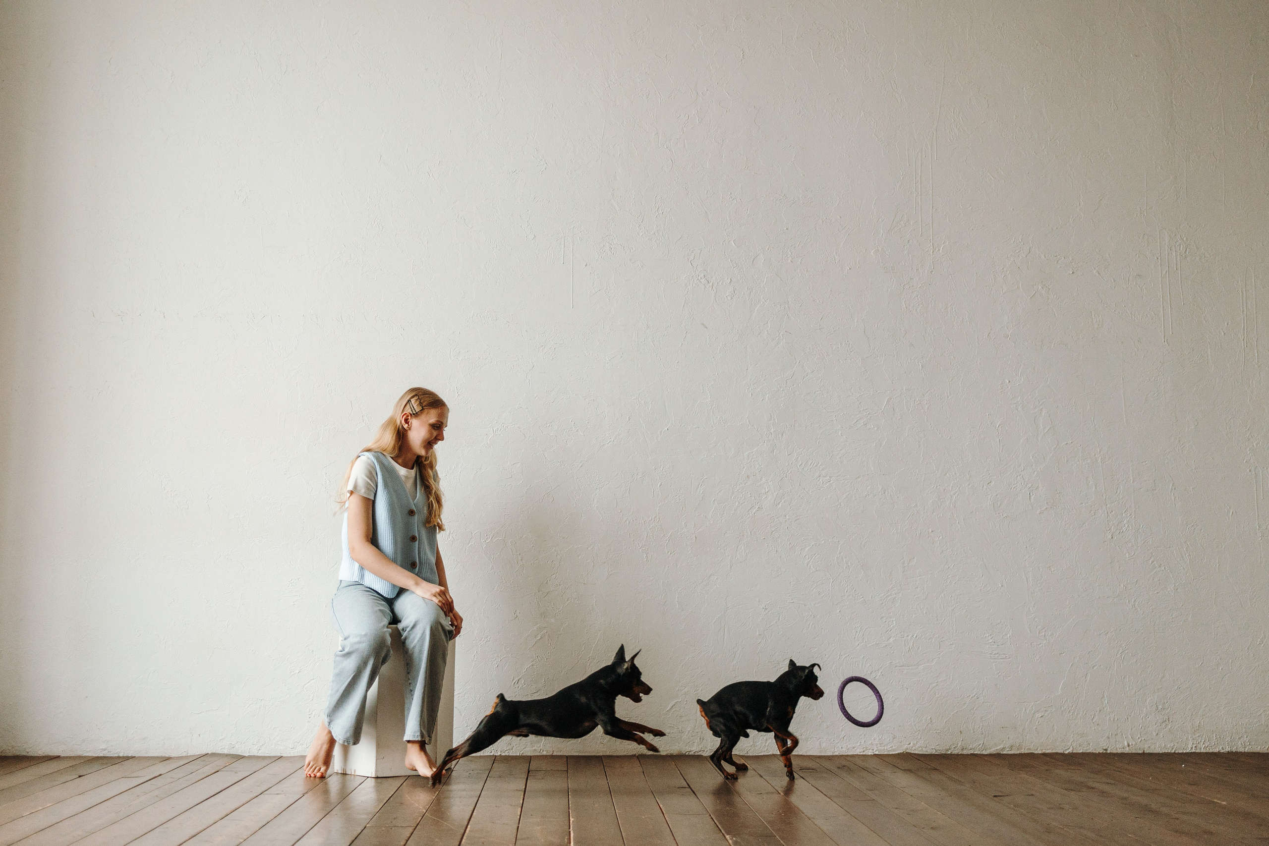 Катя и ее мальчики. Фотограф — Анималист | Санкт-Петербург