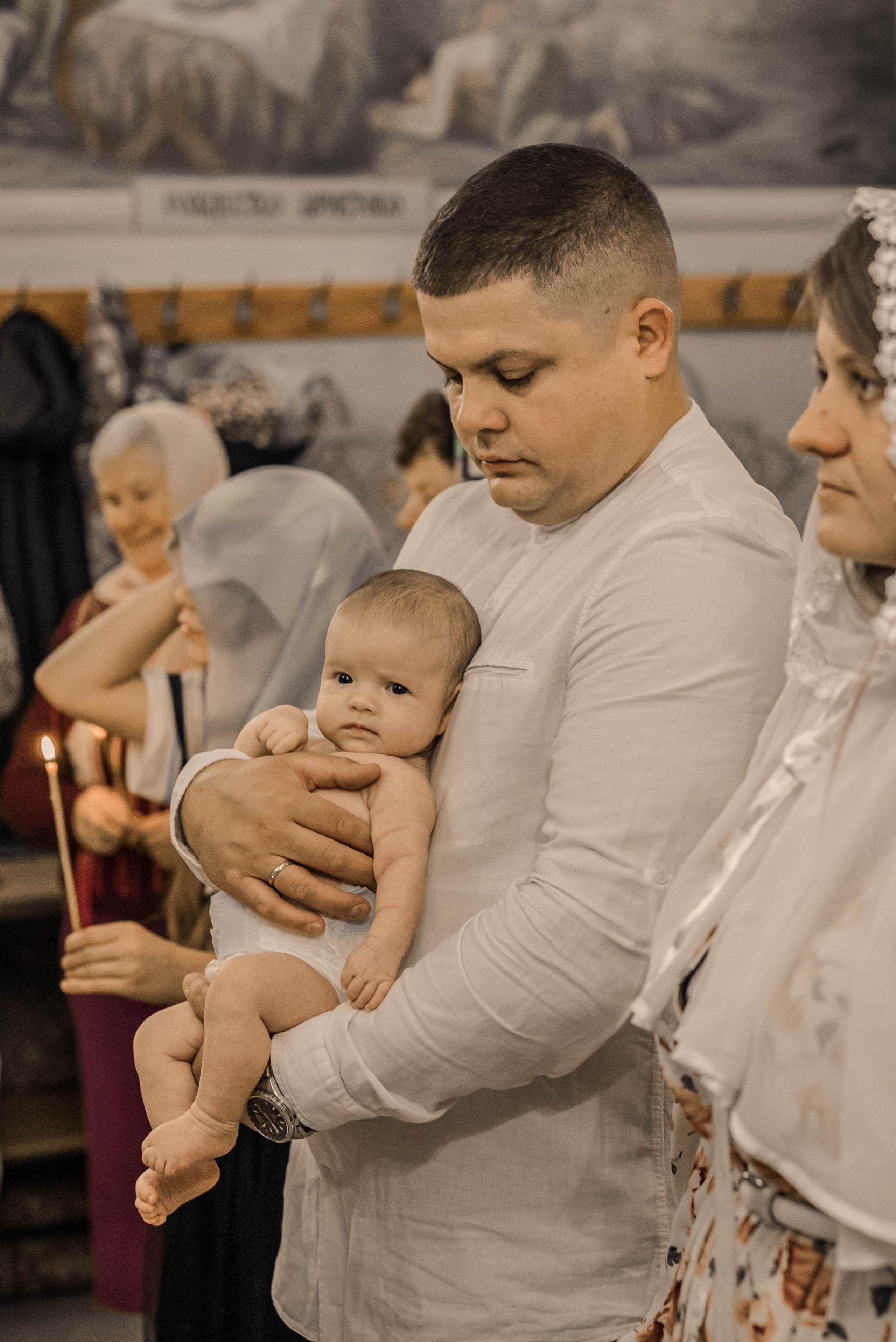 Крещение (мама Регина). Семейный и детский фотограф Москва