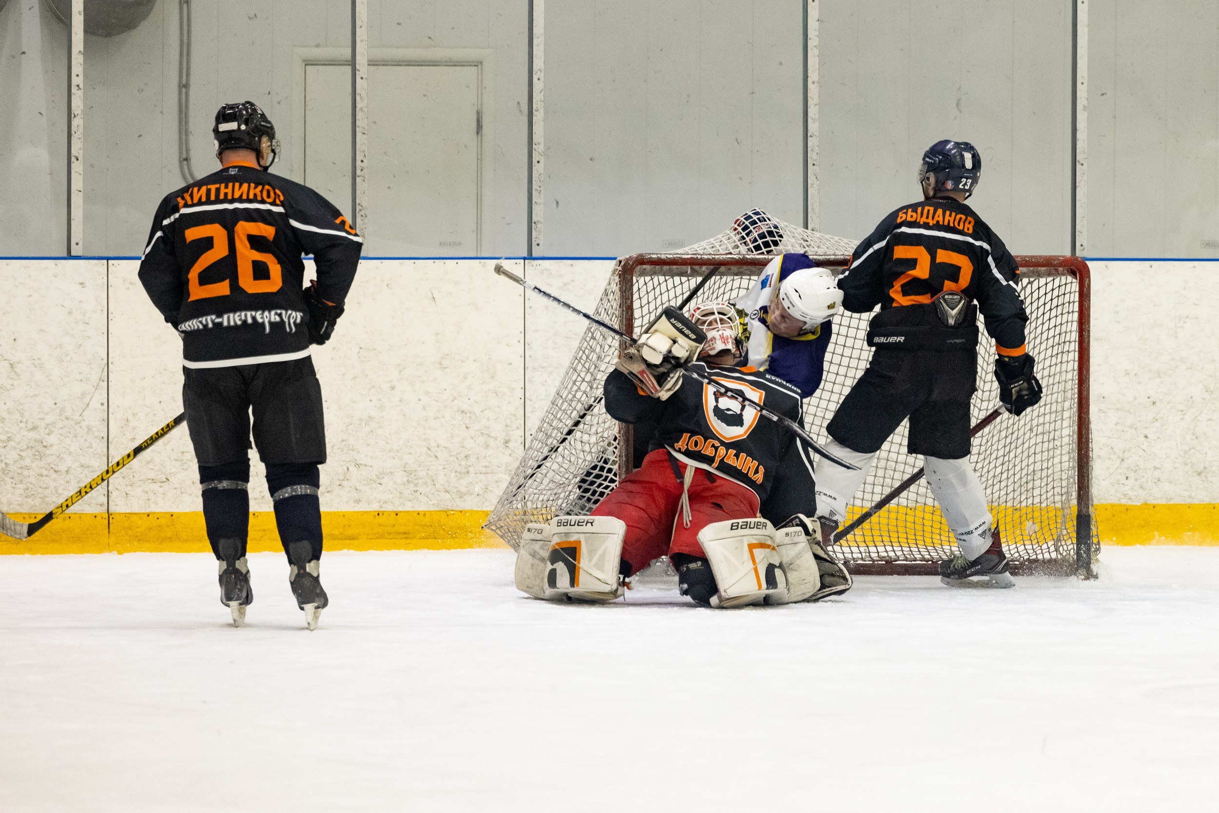 ХК Бульдозер — ХК Добрыня. Фотограф Александр Заломаев
