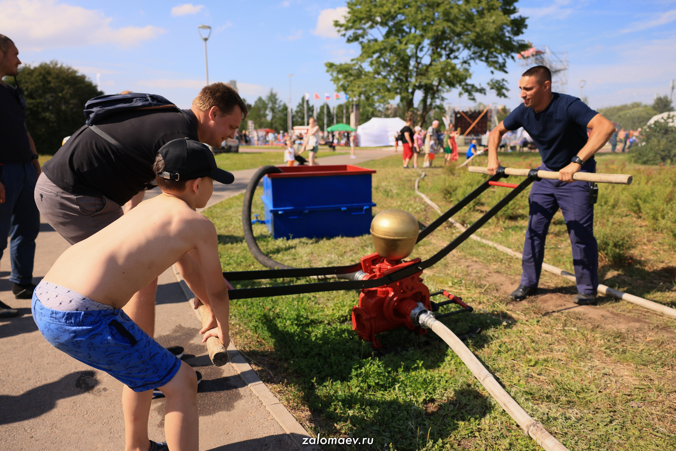 Сильнейший пожарный. Фотограф Александр Заломаев