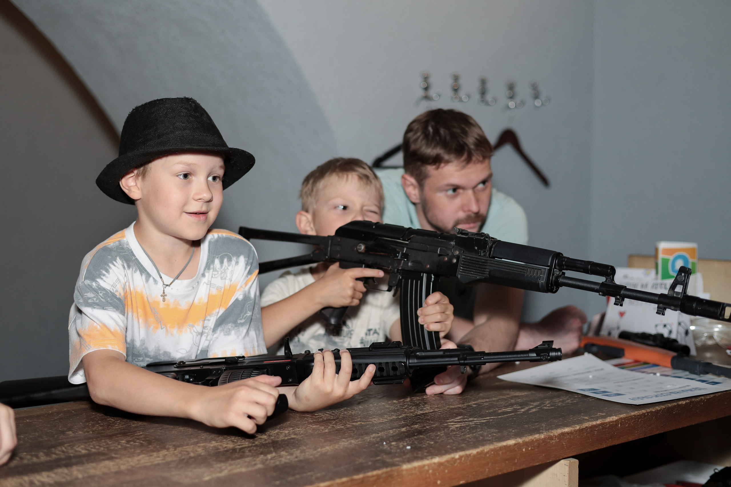 День рождение в стрелковом клубе. Фотограф Надршина Лилия