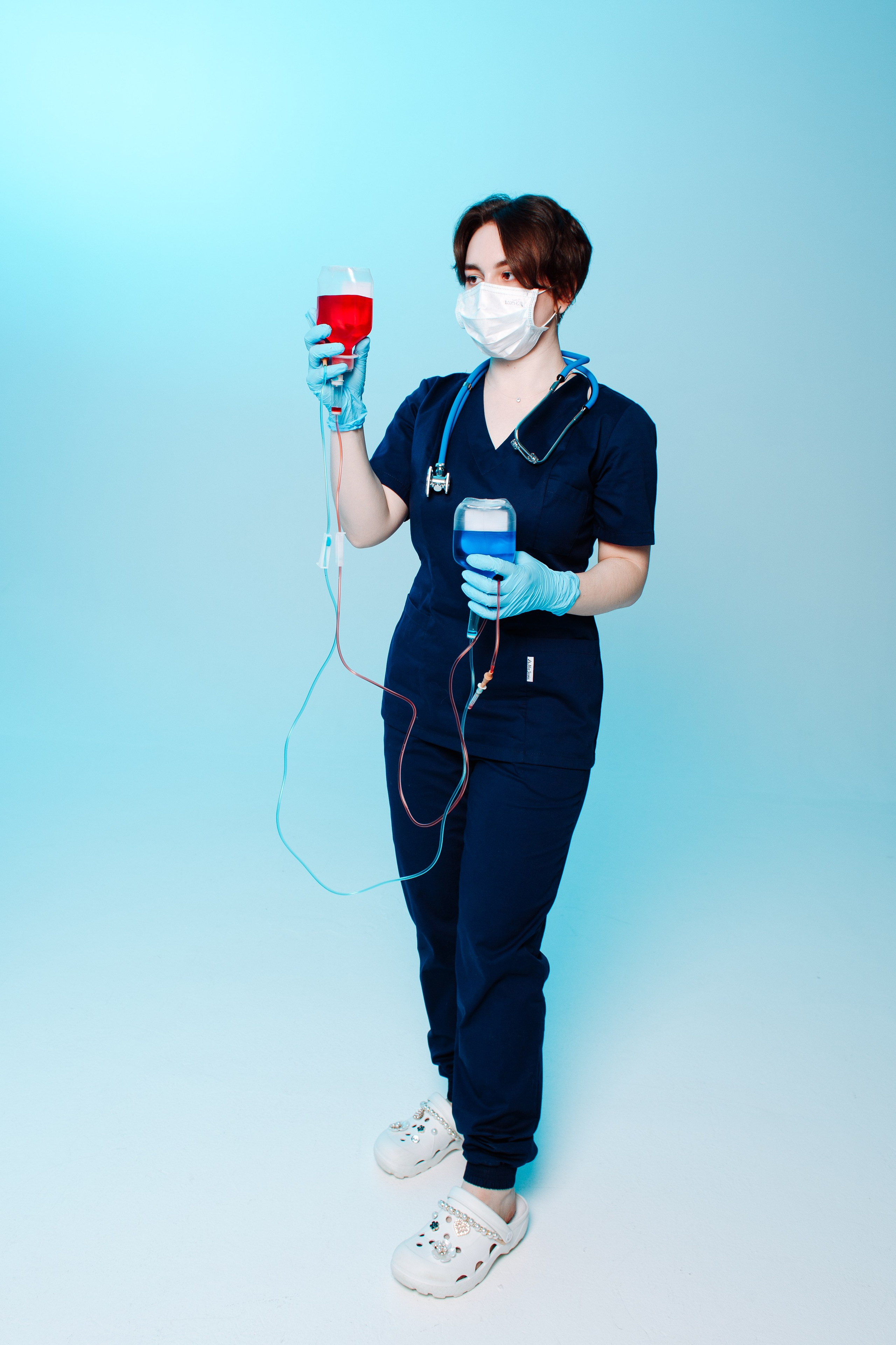 Съёмка врача в студии. Фотограф врача в Нижнем Новгороде и Нижегородской области.