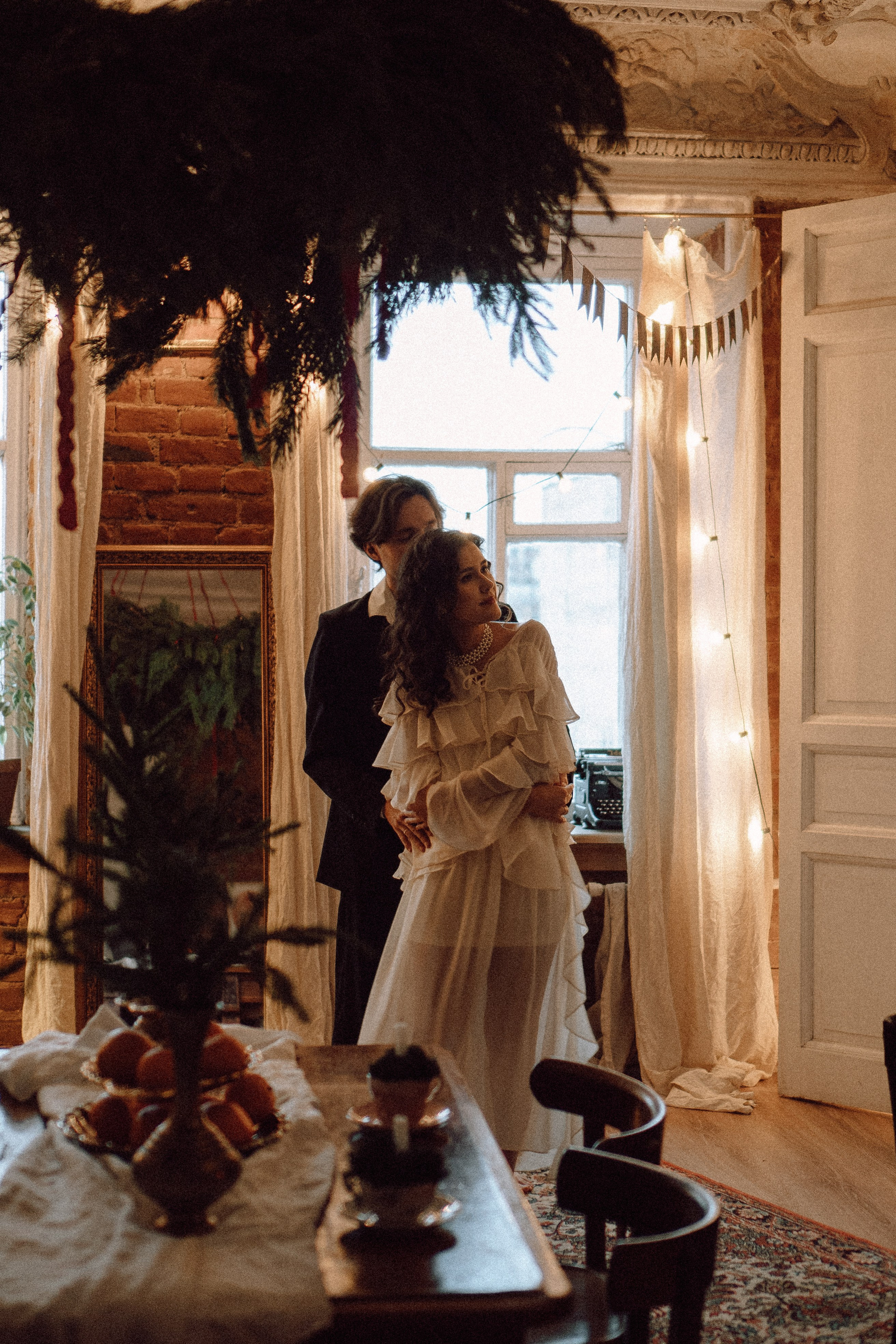 УТРО ЖЕНИХА И НЕВЕСТЫ В ФОТОСТУДИИ И ОСНОВНАЯ ФОТОСЕСИСИЯ ЗИМОЙ. Профессиональный фотограф, Санкт-Петербург — Виктория Богомолова