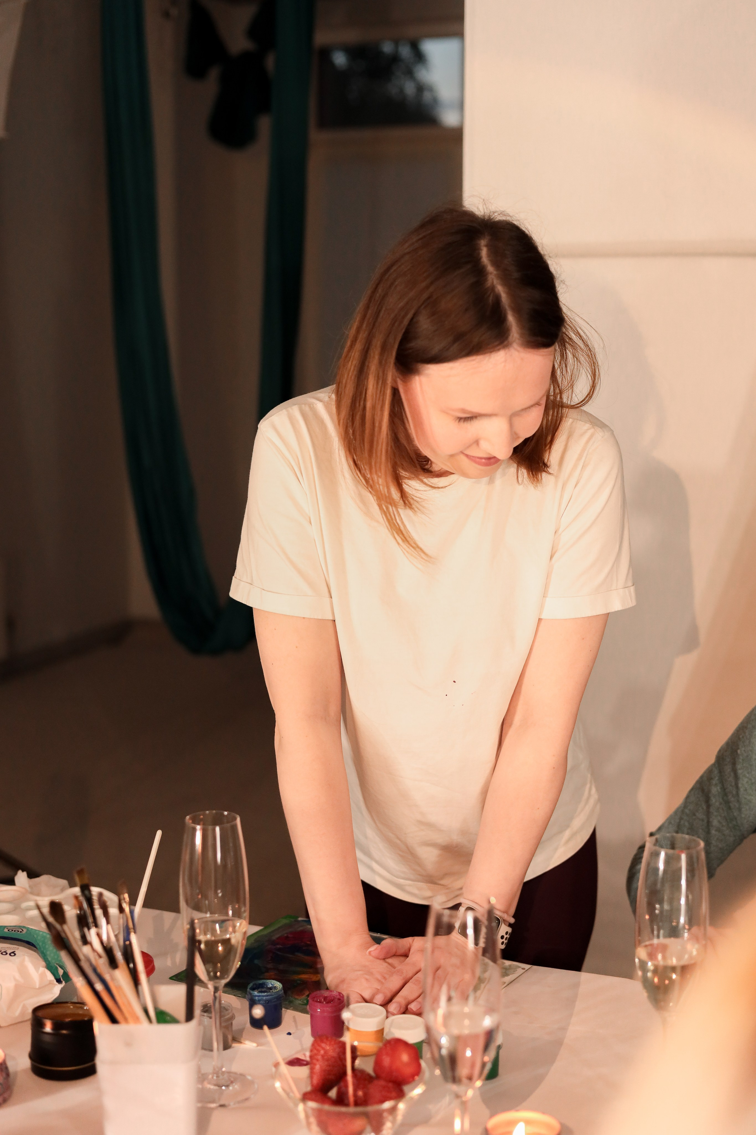 Арт-терапия + аэройога. Фотограф Надршина Лилия