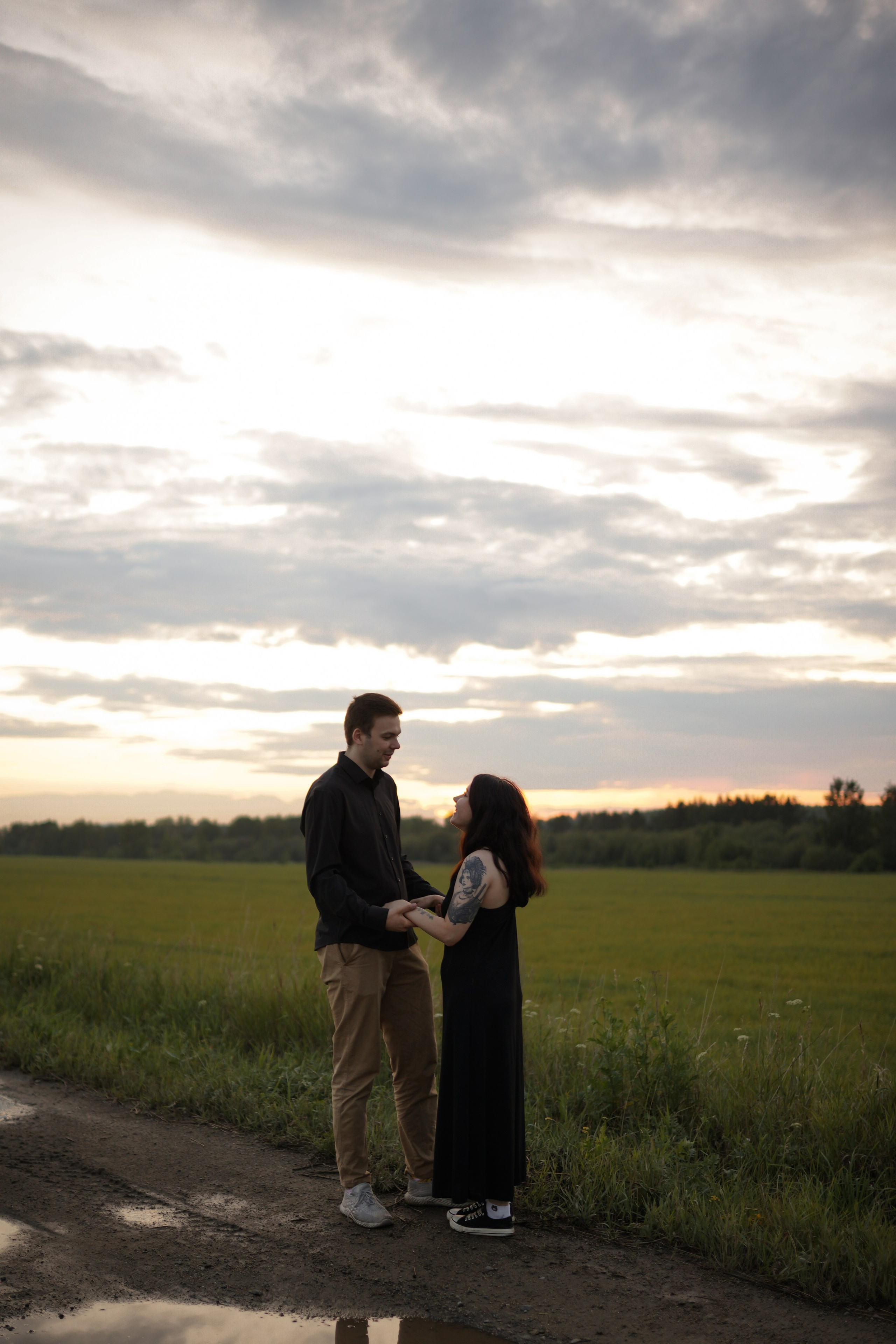 Поздний закат