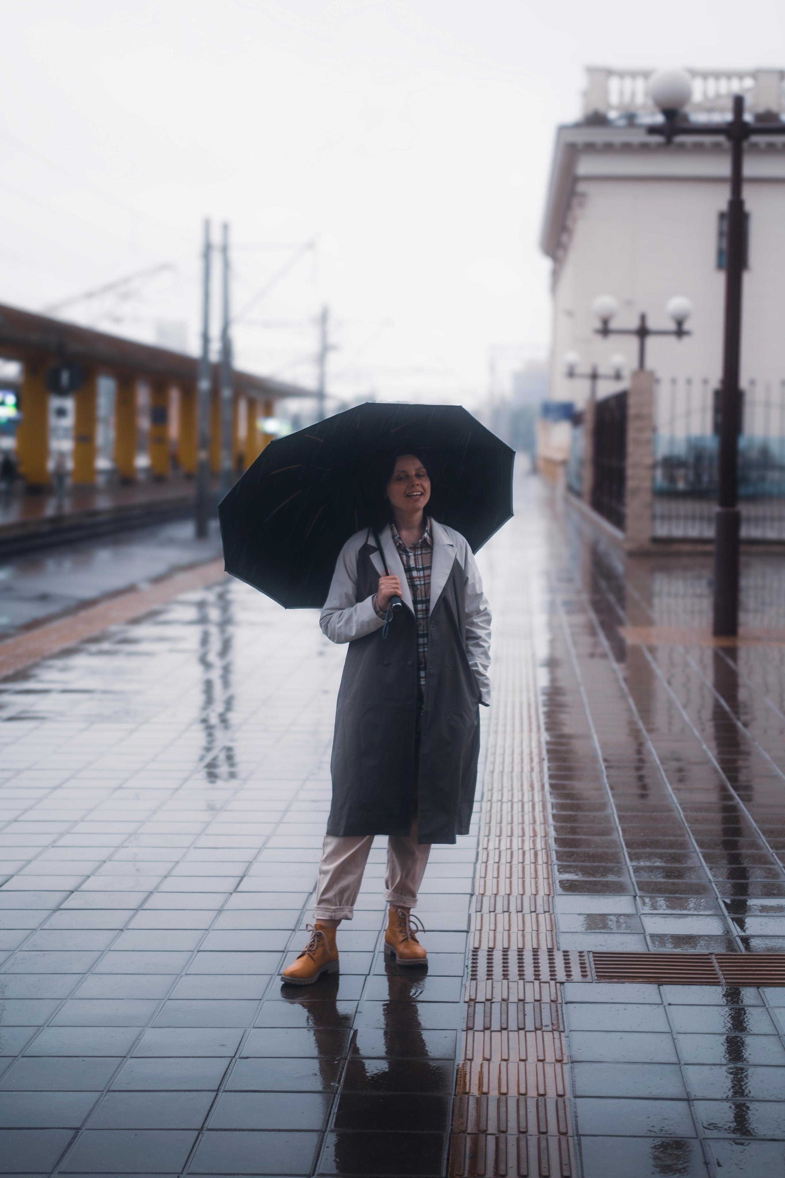 Фотосессия на вокзале