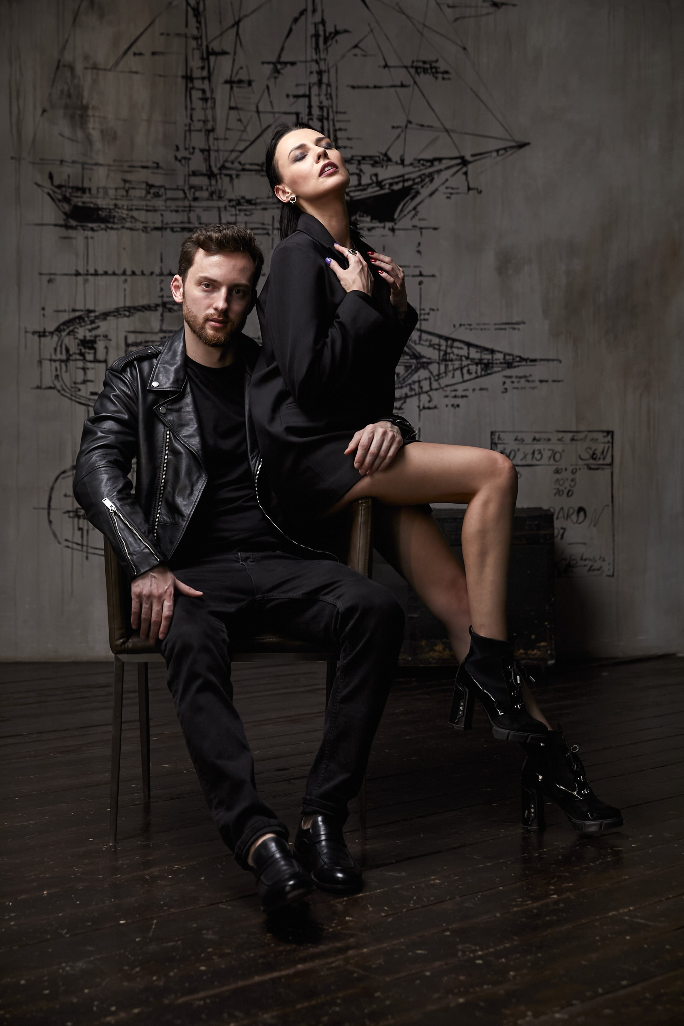 Экспресс-съёмка Кости и Ани в студии. Татьяна Фомичева. Репортажный и светский фотограф в Москве