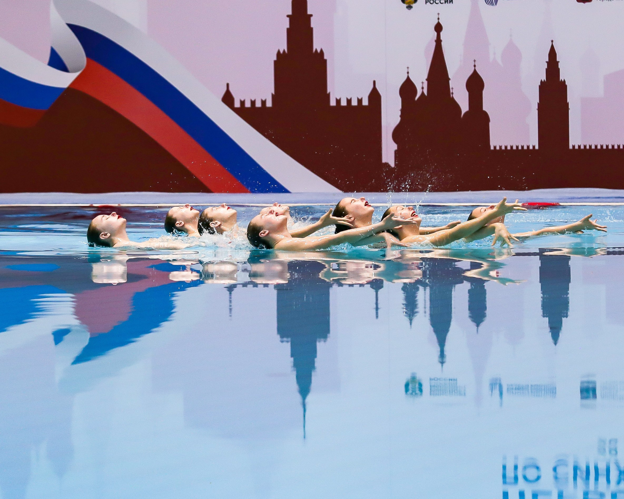 Первенство России по синхронному плаванию. Техническая программа. Группы. Репортажный фотограф в Москве