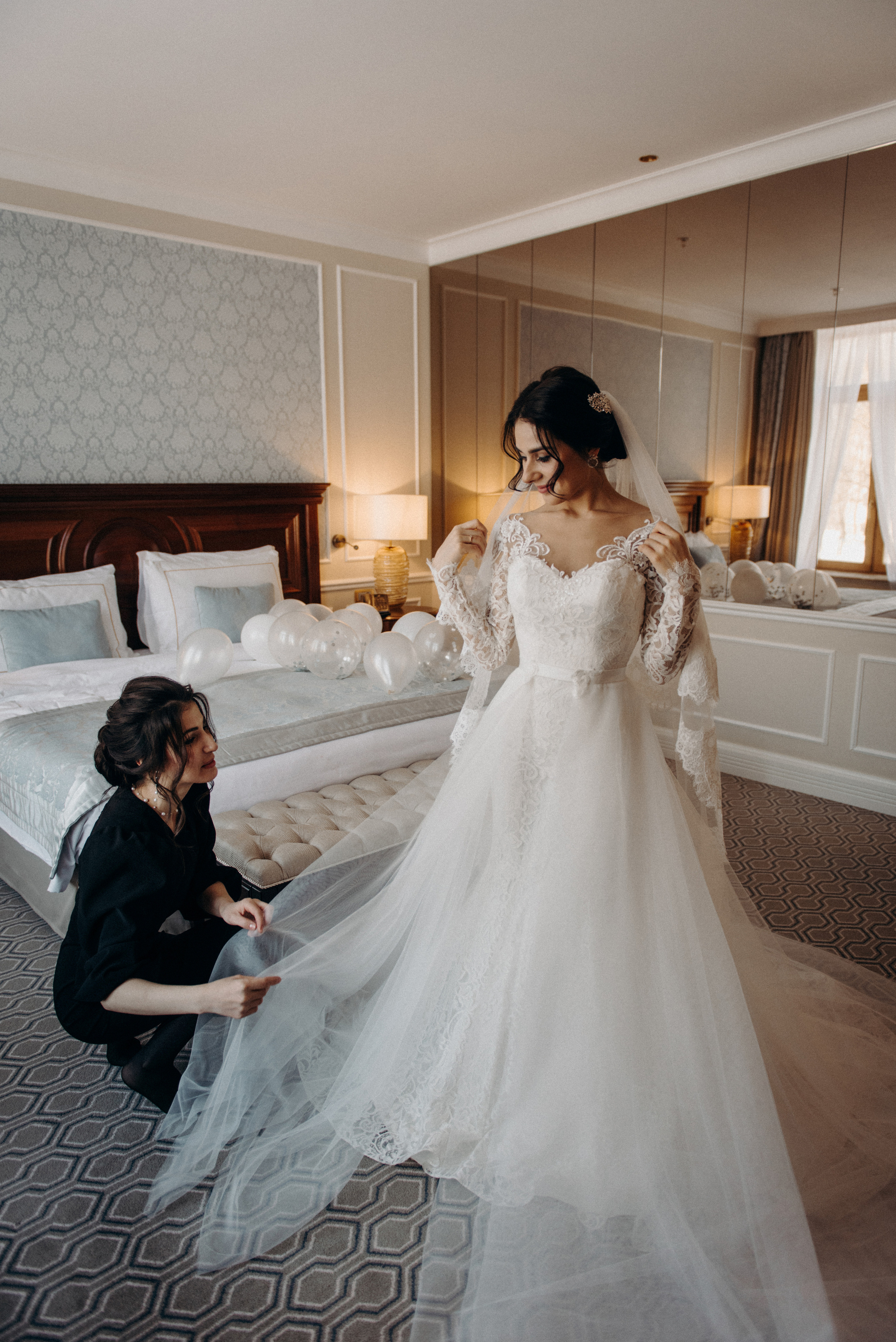 утро невесты в отеле Tsar Palase в Пушкине