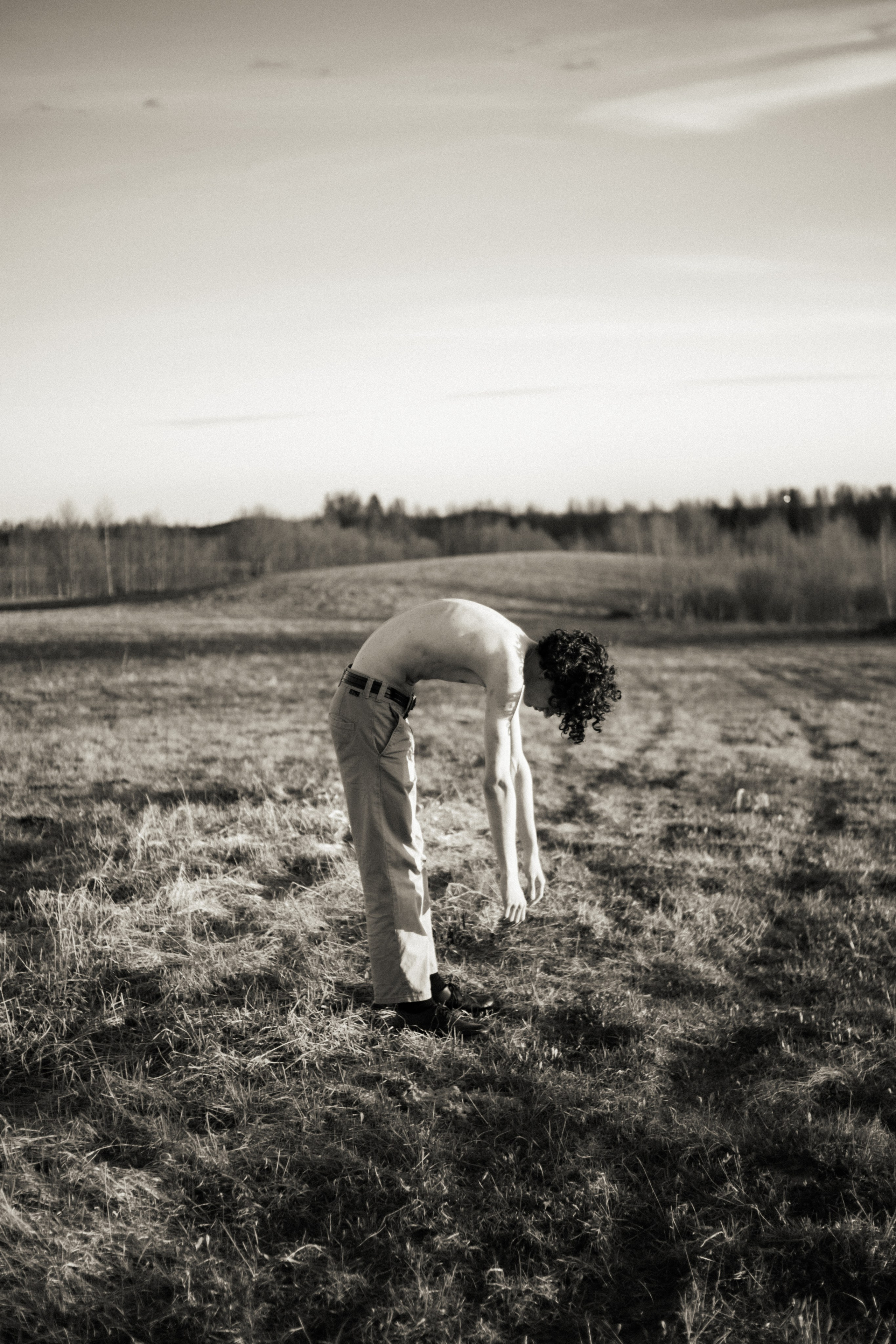 Андрей. Съёмка в поле. Lickord