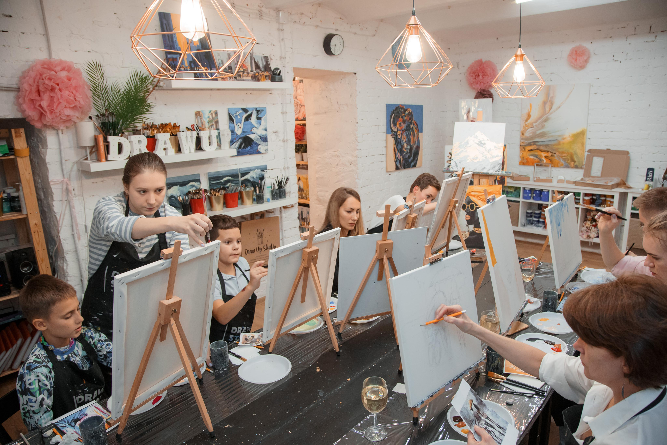 День рождения в Арт-студии. Свадебный и репортажный фотограф (Москва, Королев и другие)