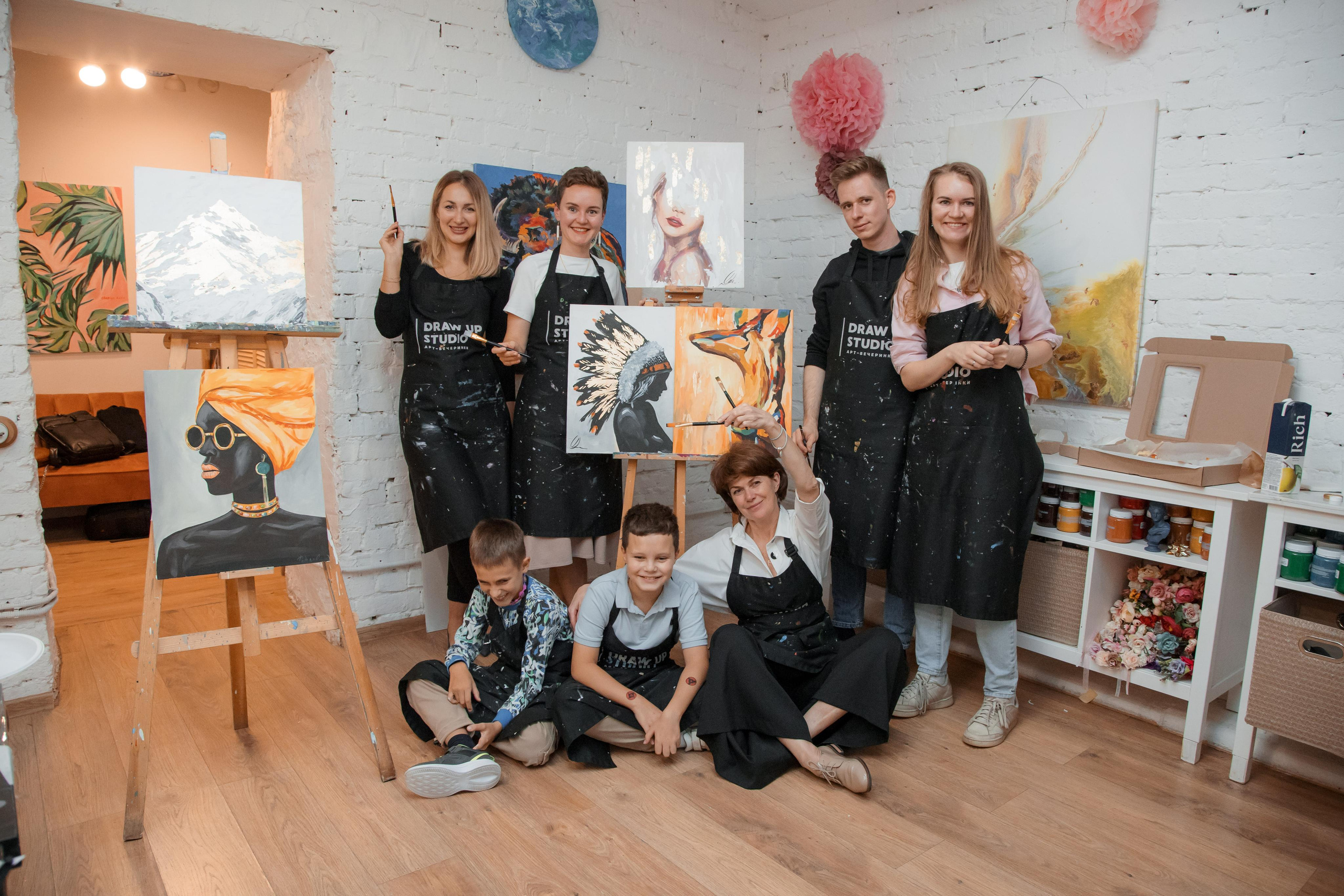 День рождения в Арт-студии. Свадебный и репортажный фотограф (Москва, Королев и другие)