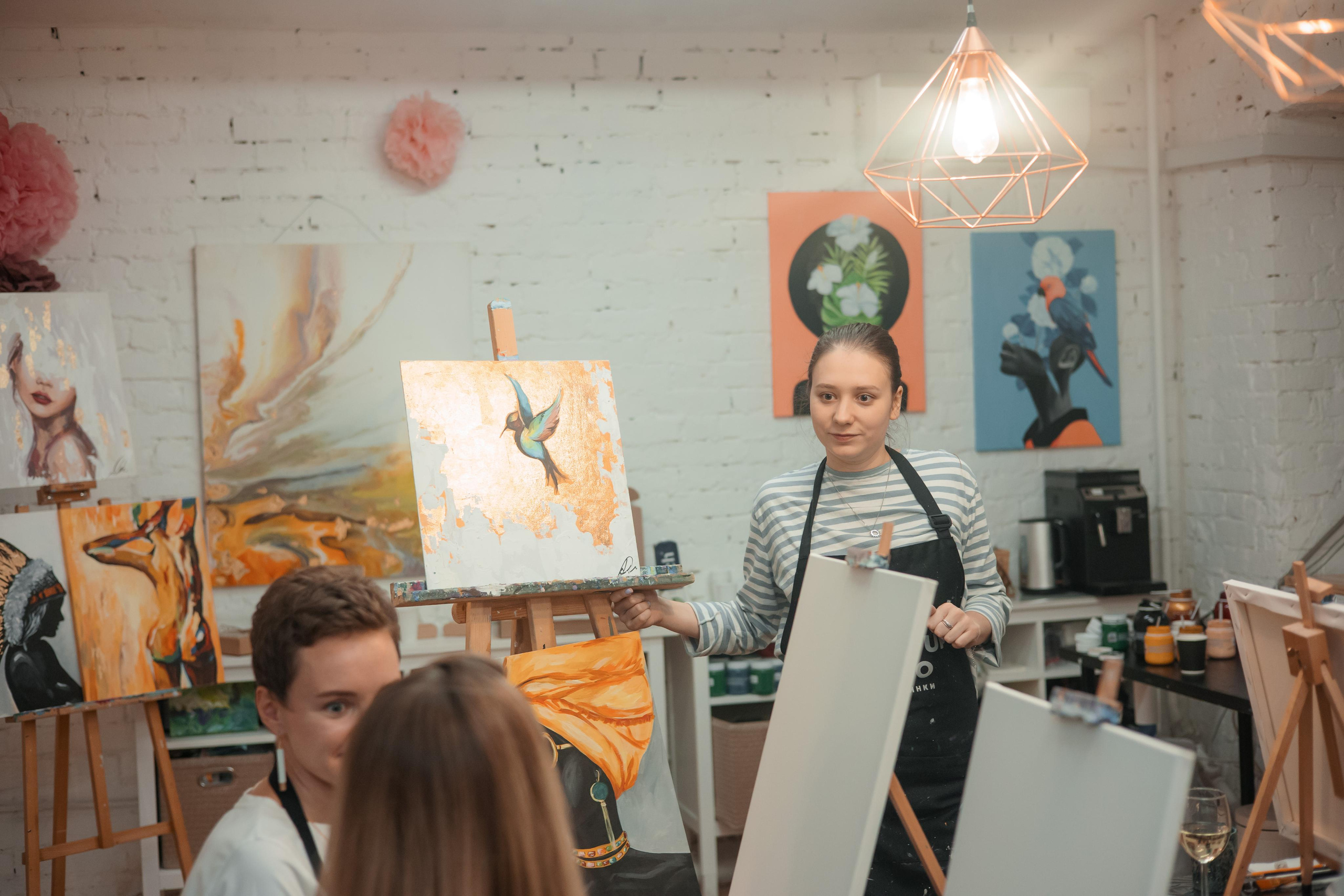 День рождения в Арт-студии. Свадебный и репортажный фотограф (Москва, Королев и другие)