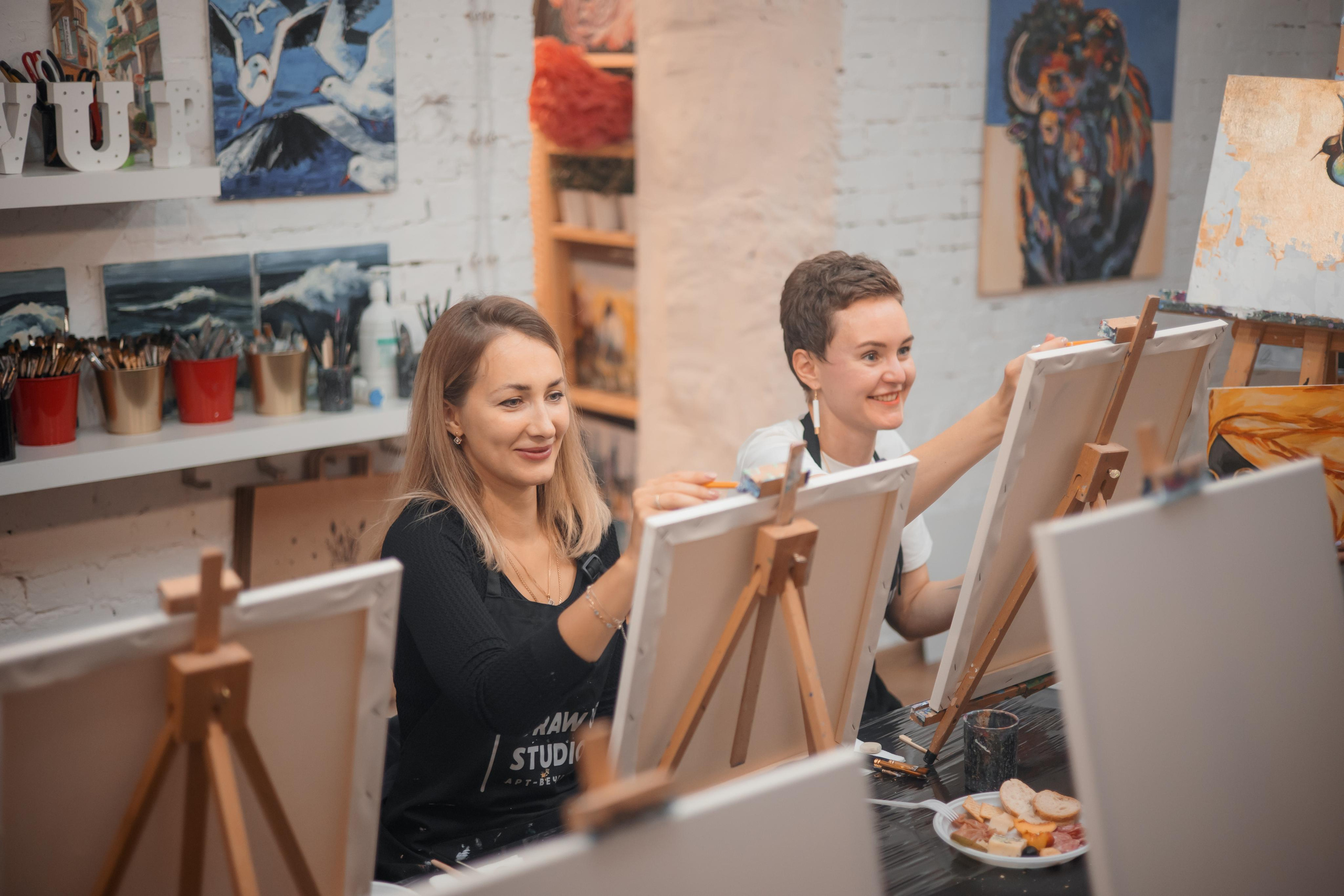 День рождения в Арт-студии. Свадебный и репортажный фотограф (Москва, Королев и другие)