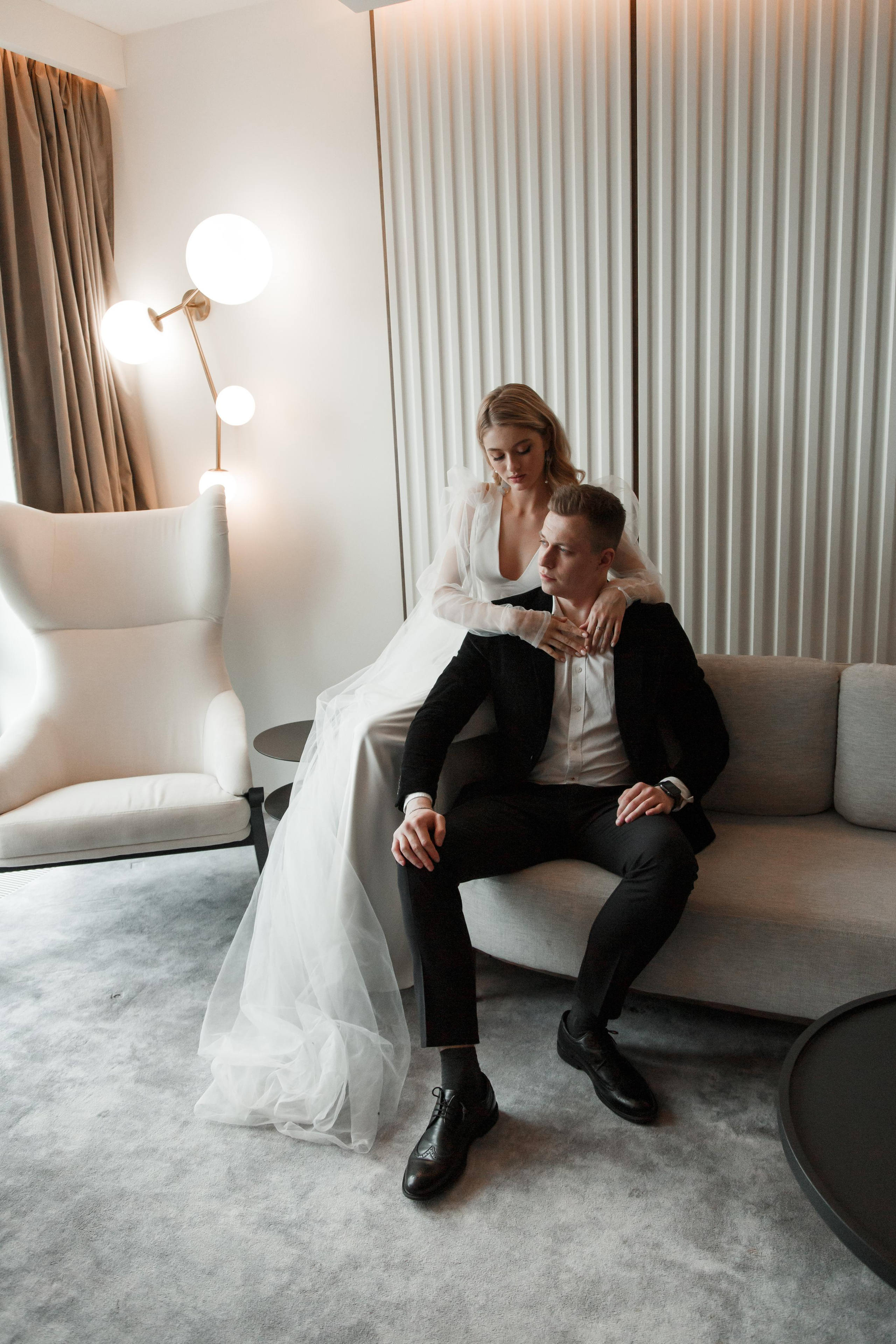 Свадебная фотосессия в отеле Movenpick. Свадебный и репортажный фотограф (Москва, Королев и другие)