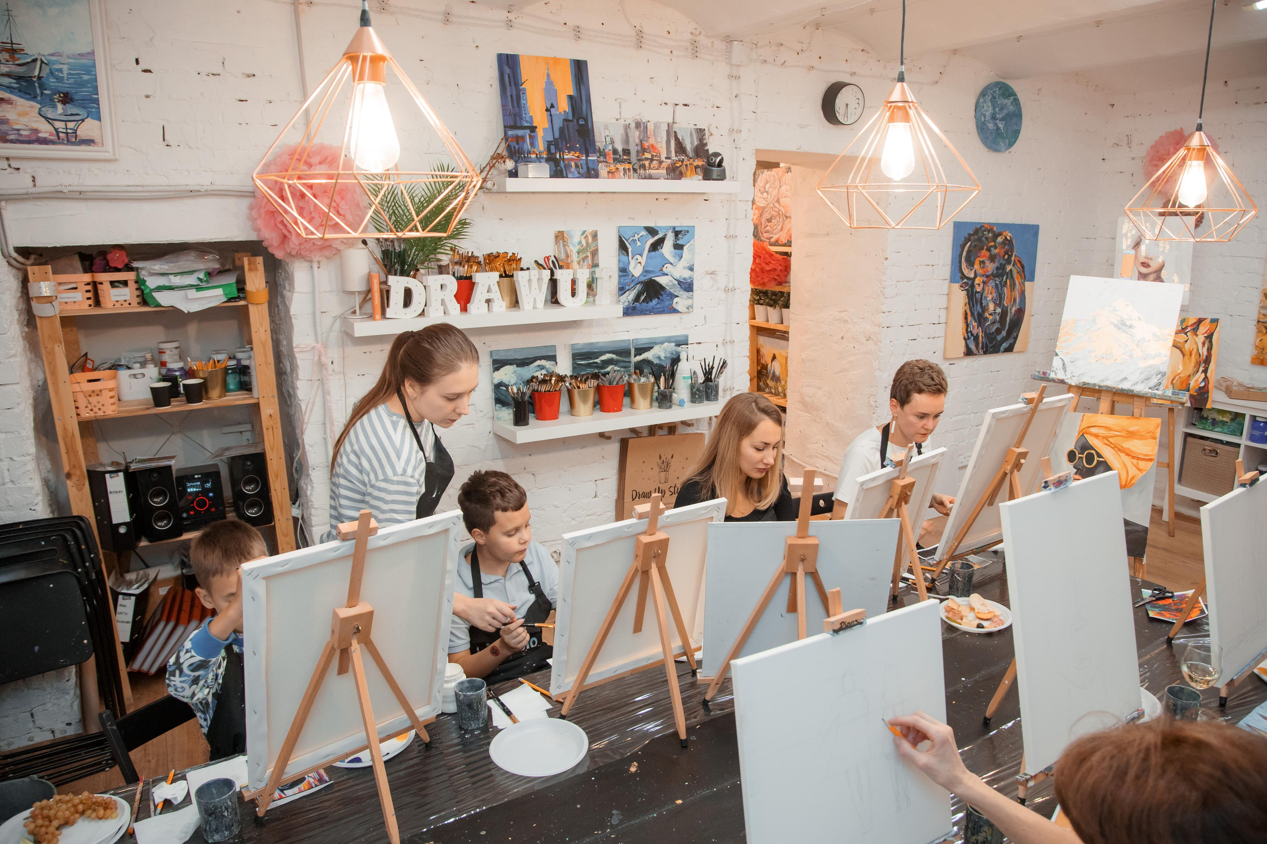 День рождения в Арт-студии. Свадебный и репортажный фотограф (Москва, Королев и другие)