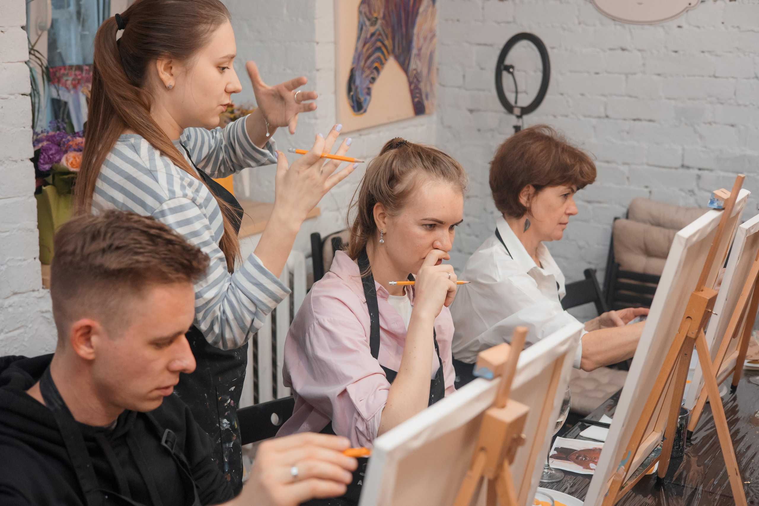 День рождения в Арт-студии. Свадебный и репортажный фотограф (Москва, Королев и другие)