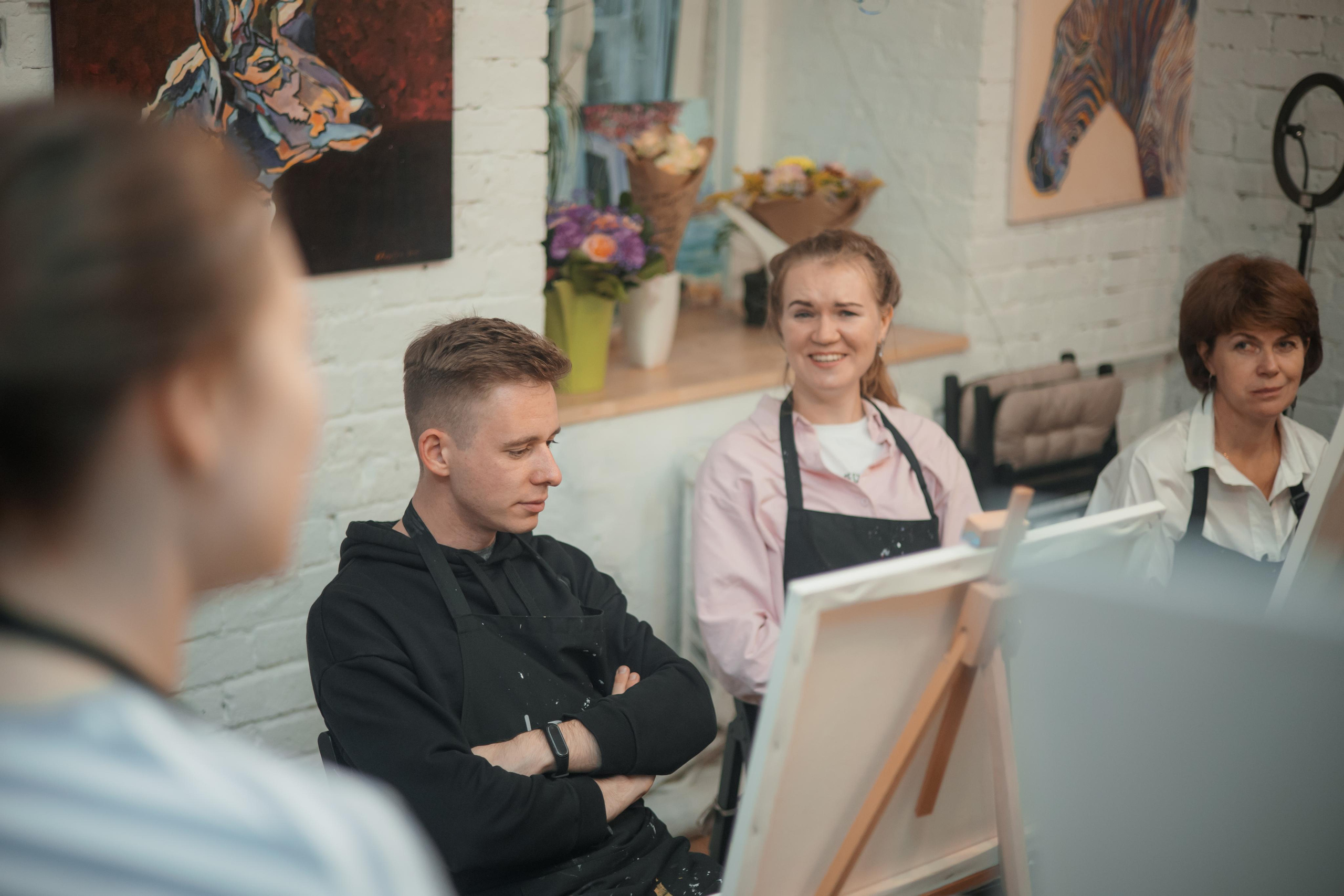 День рождения в Арт-студии. Свадебный и репортажный фотограф (Москва, Королев и другие)