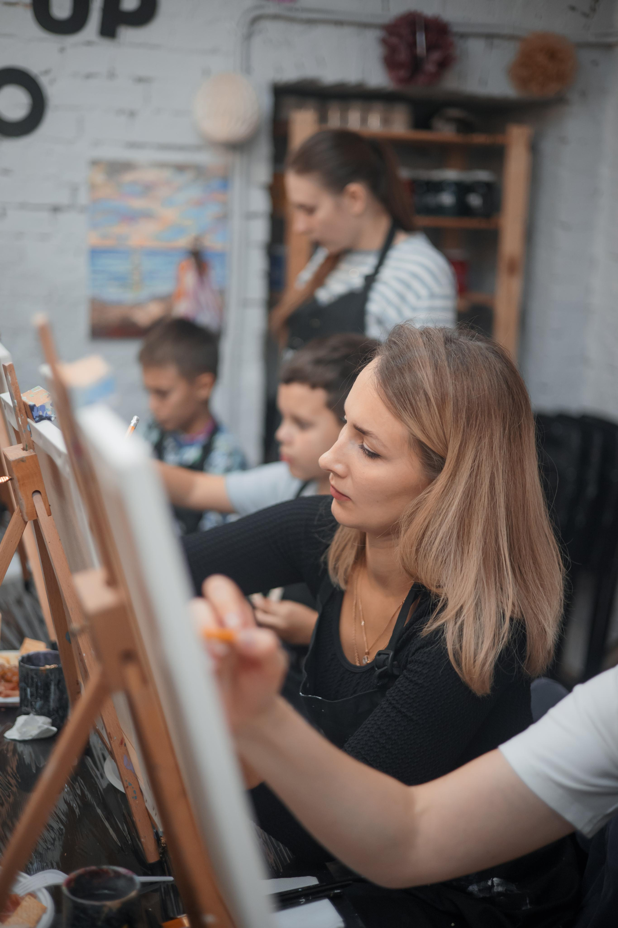 День рождения в Арт-студии. Свадебный и репортажный фотограф (Москва, Королев и другие)