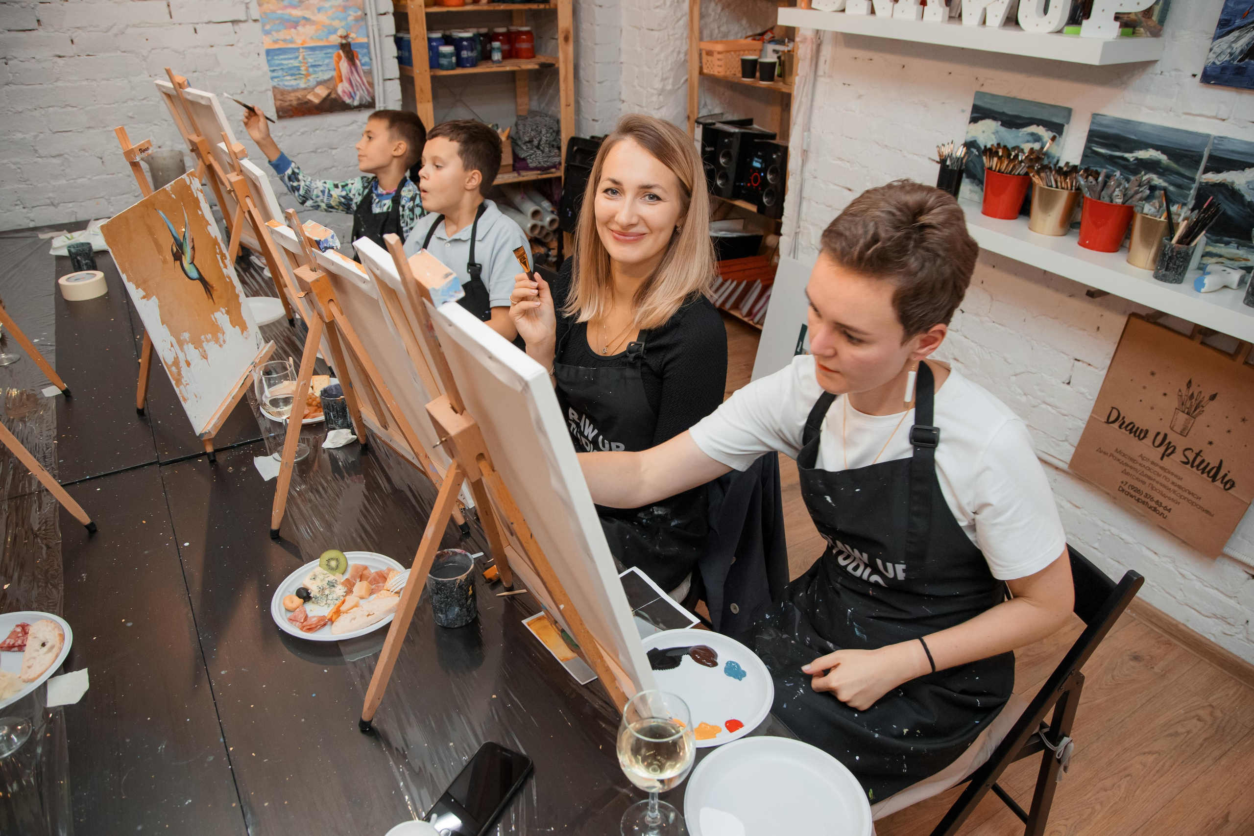 День рождения в Арт-студии. Свадебный и репортажный фотограф (Москва, Королев и другие)