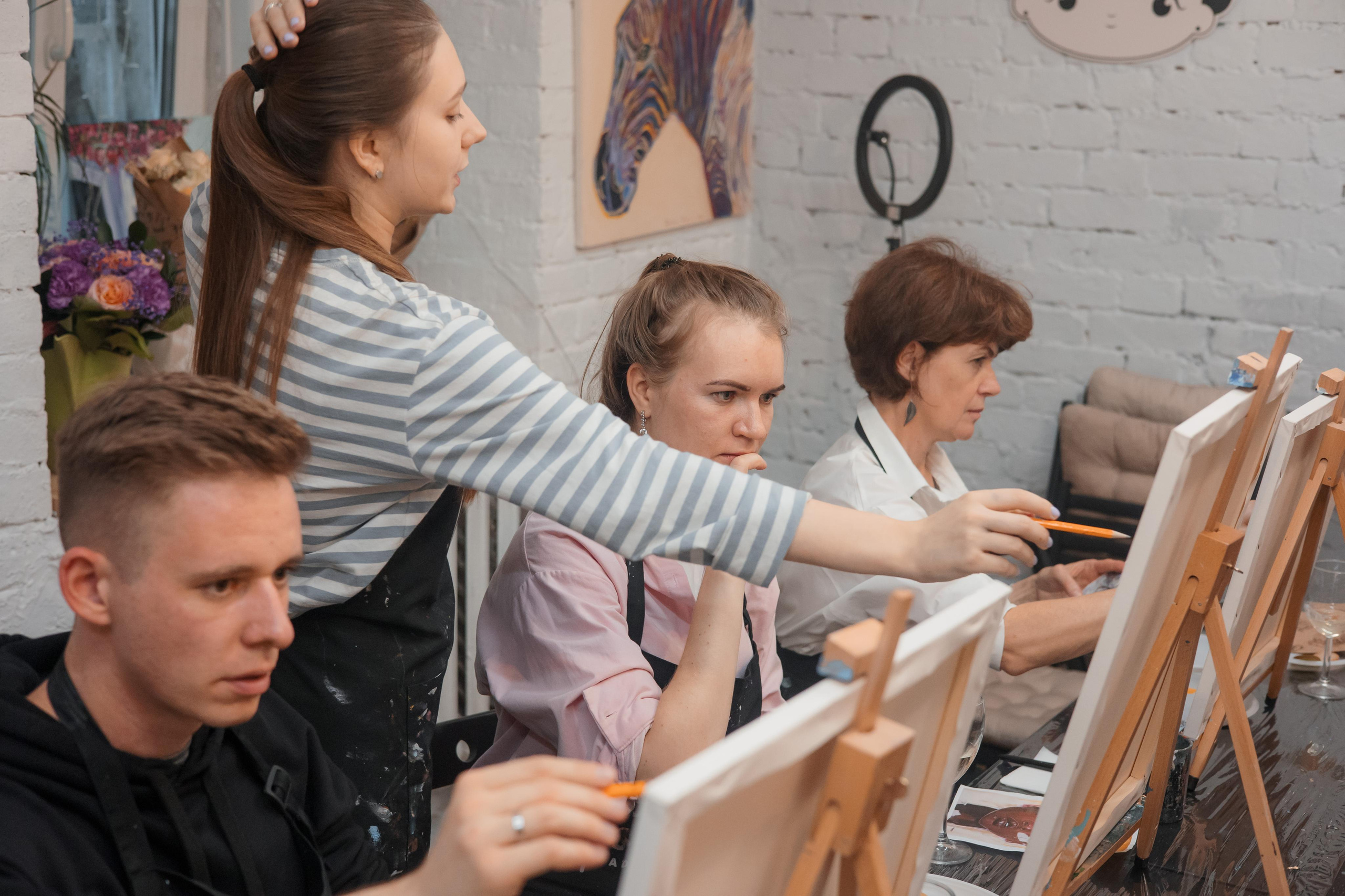 День рождения в Арт-студии. Свадебный и репортажный фотограф (Москва, Королев и другие)