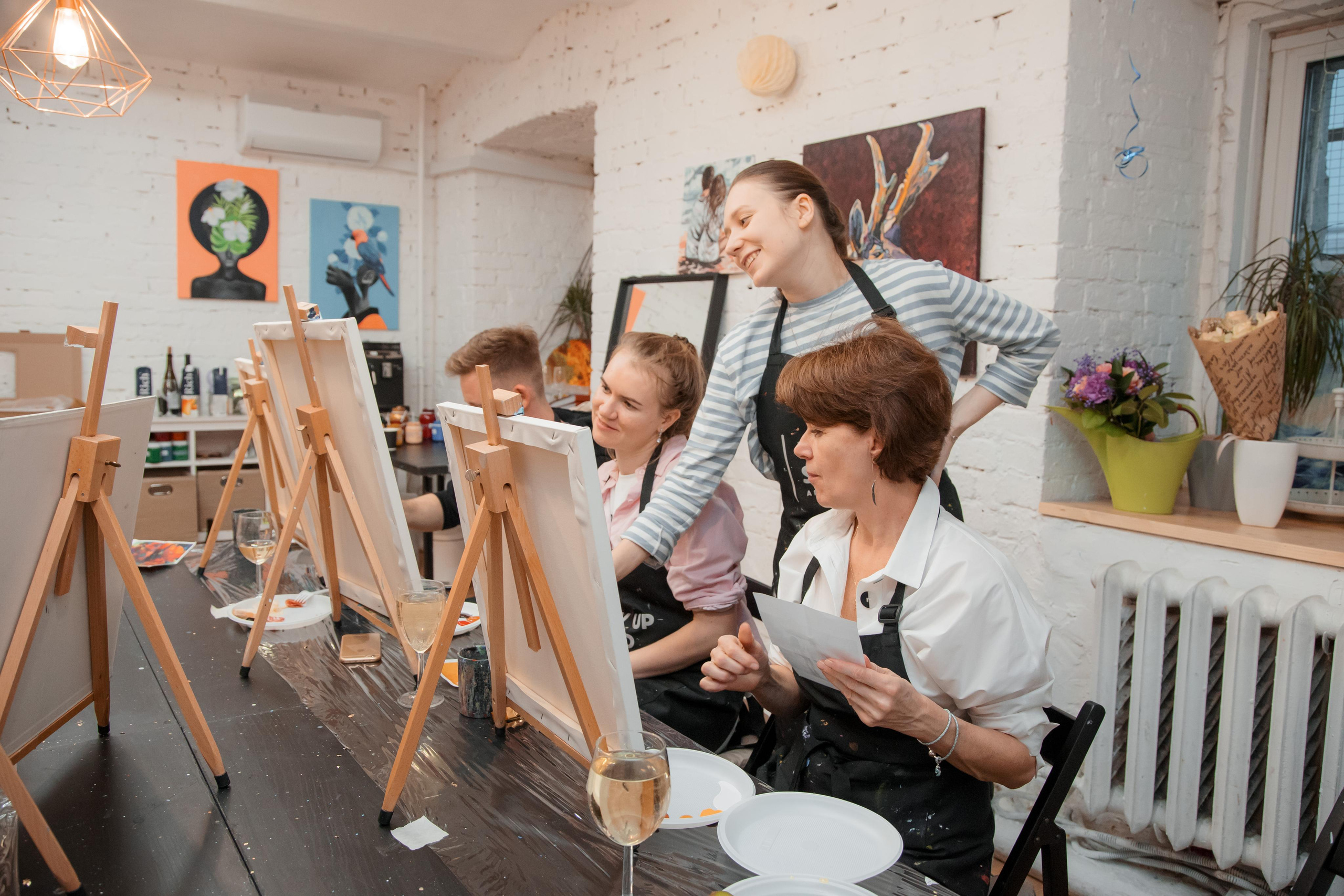 День рождения в Арт-студии. Свадебный и репортажный фотограф (Москва, Королев и другие)