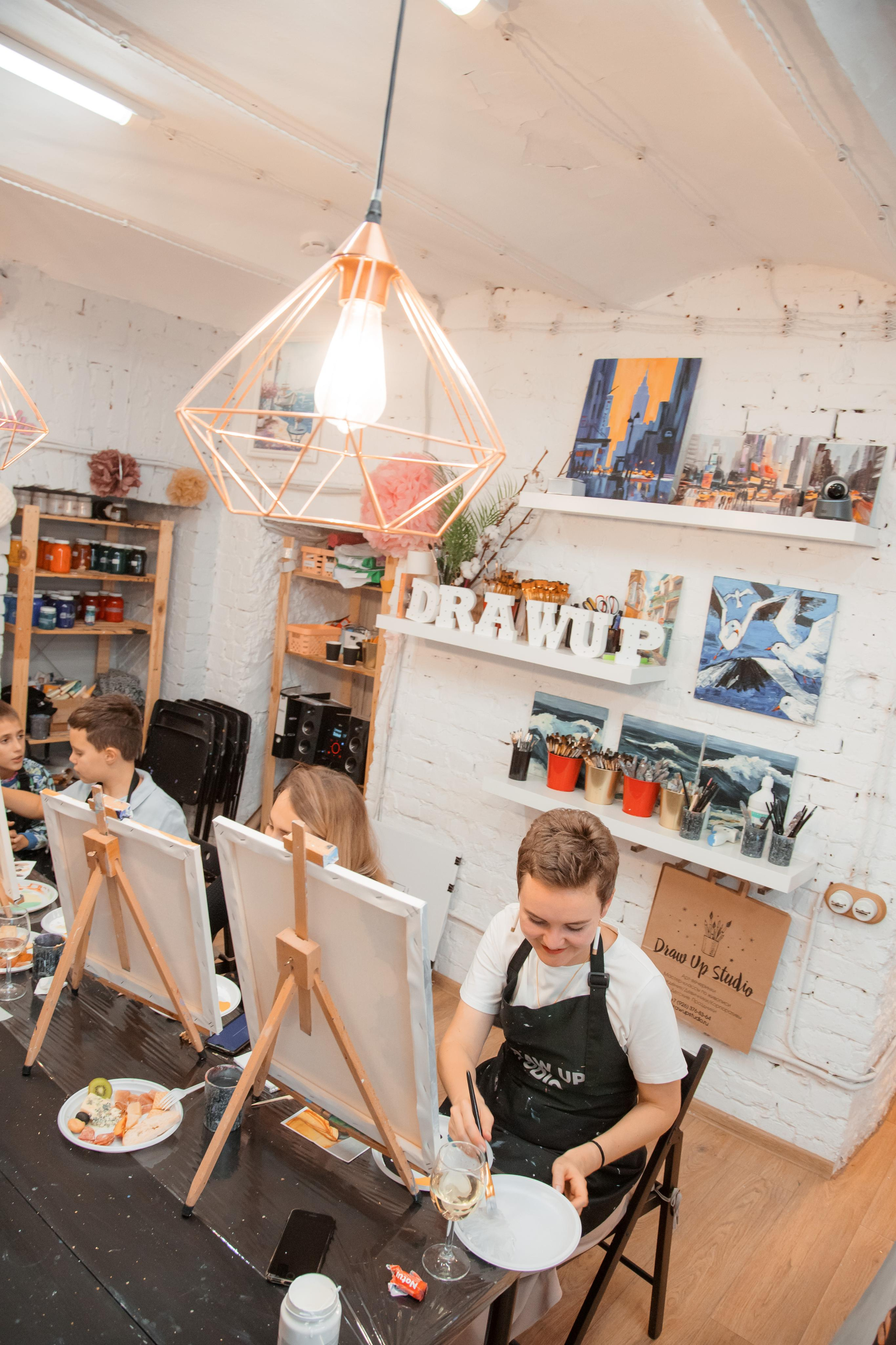 День рождения в Арт-студии. Свадебный и репортажный фотограф (Москва, Королев и другие)