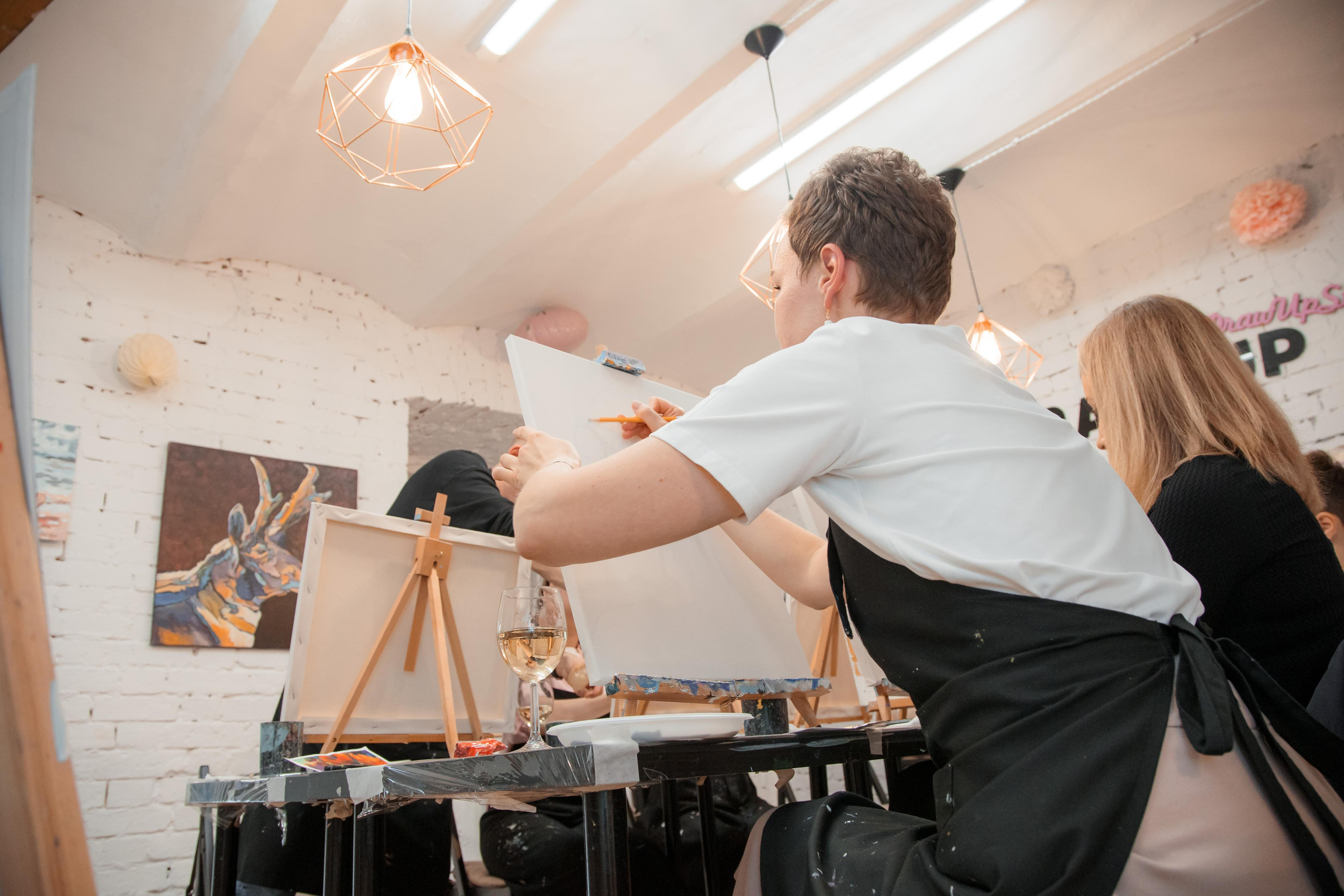 День рождения в Арт-студии. Свадебный и репортажный фотограф (Москва, Королев и другие)