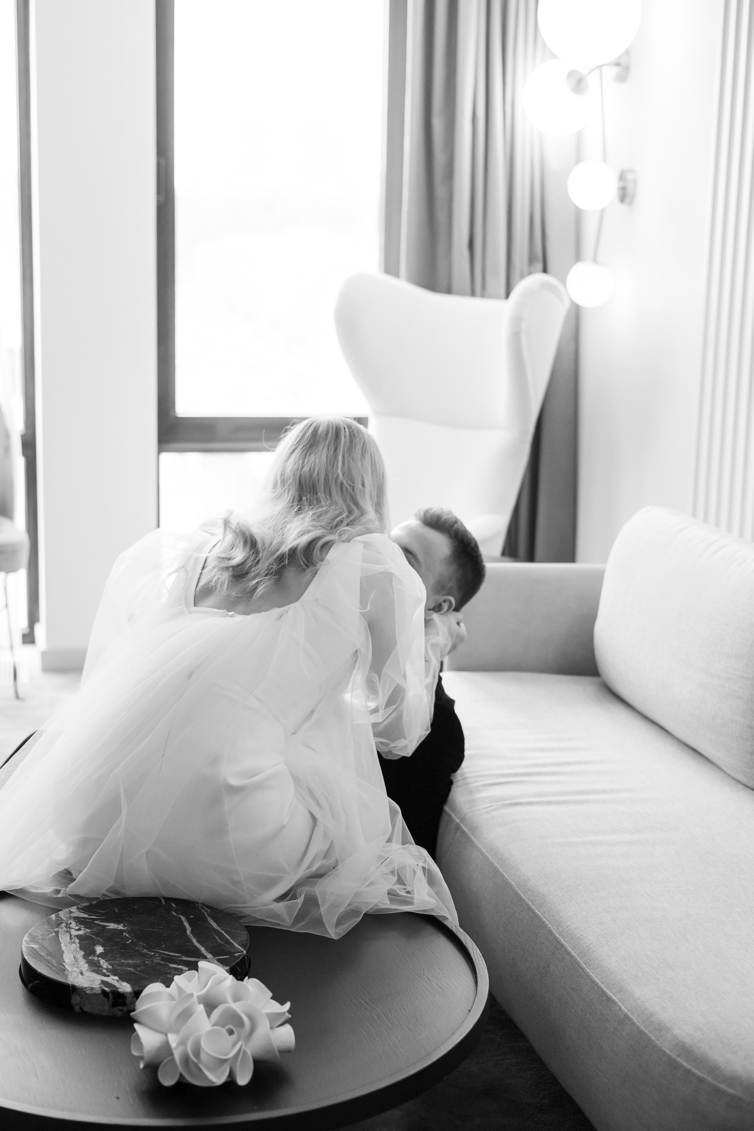 Свадебная фотосессия в отеле Movenpick. Свадебный и репортажный фотограф (Москва, Королев и другие)