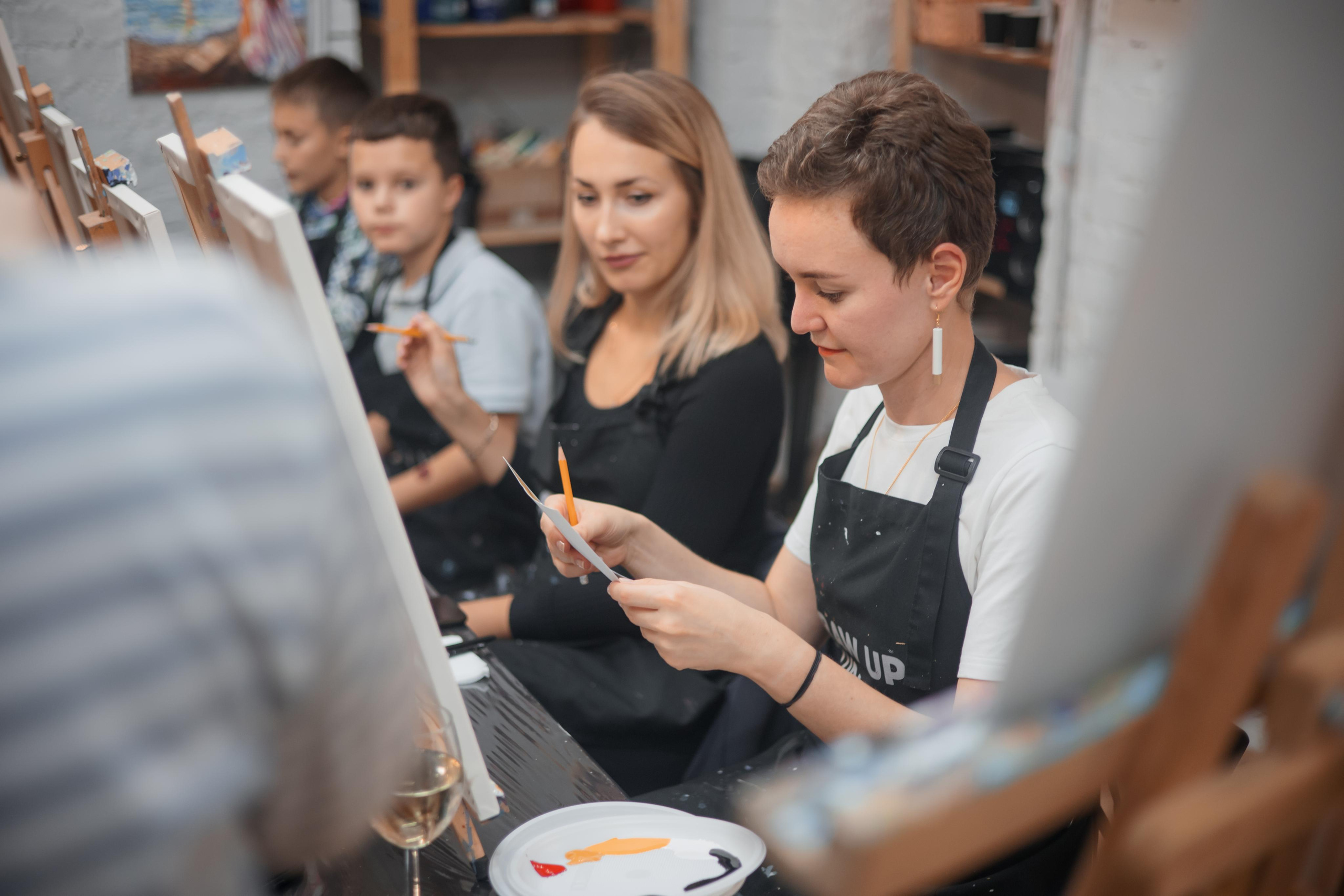 День рождения в Арт-студии. Свадебный и репортажный фотограф (Москва, Королев и другие)