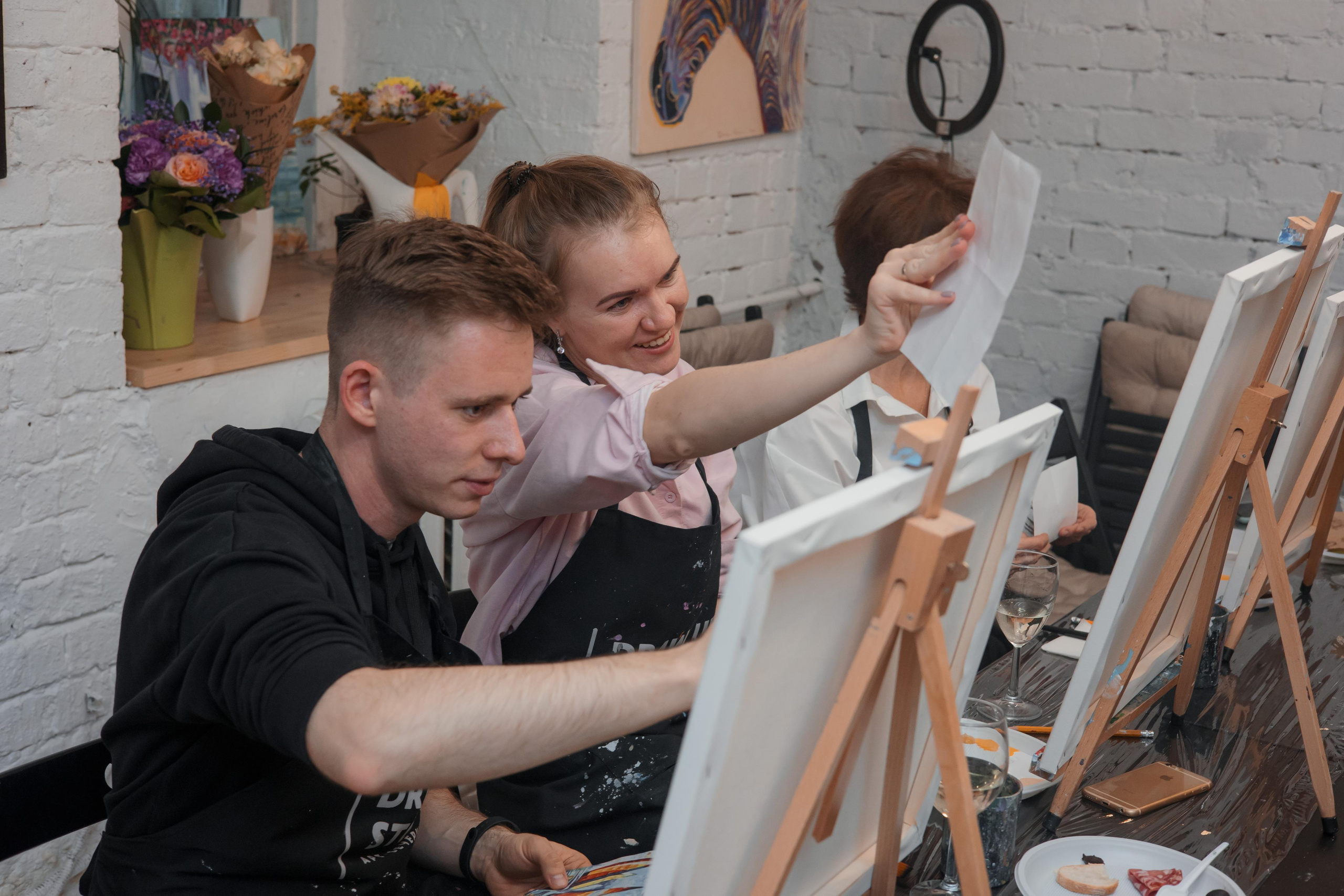 День рождения в Арт-студии. Свадебный и репортажный фотограф (Москва, Королев и другие)