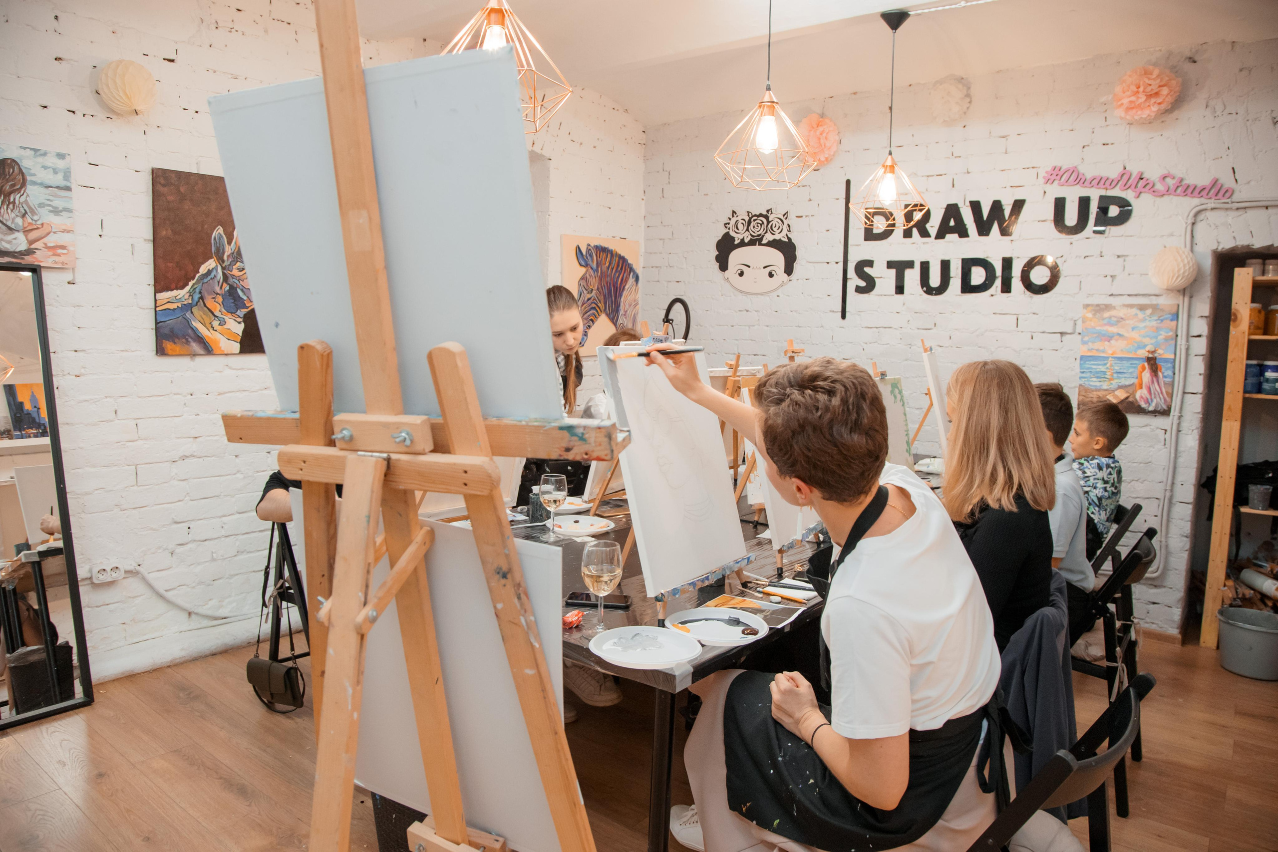 День рождения в Арт-студии. Свадебный и репортажный фотограф (Москва, Королев и другие)