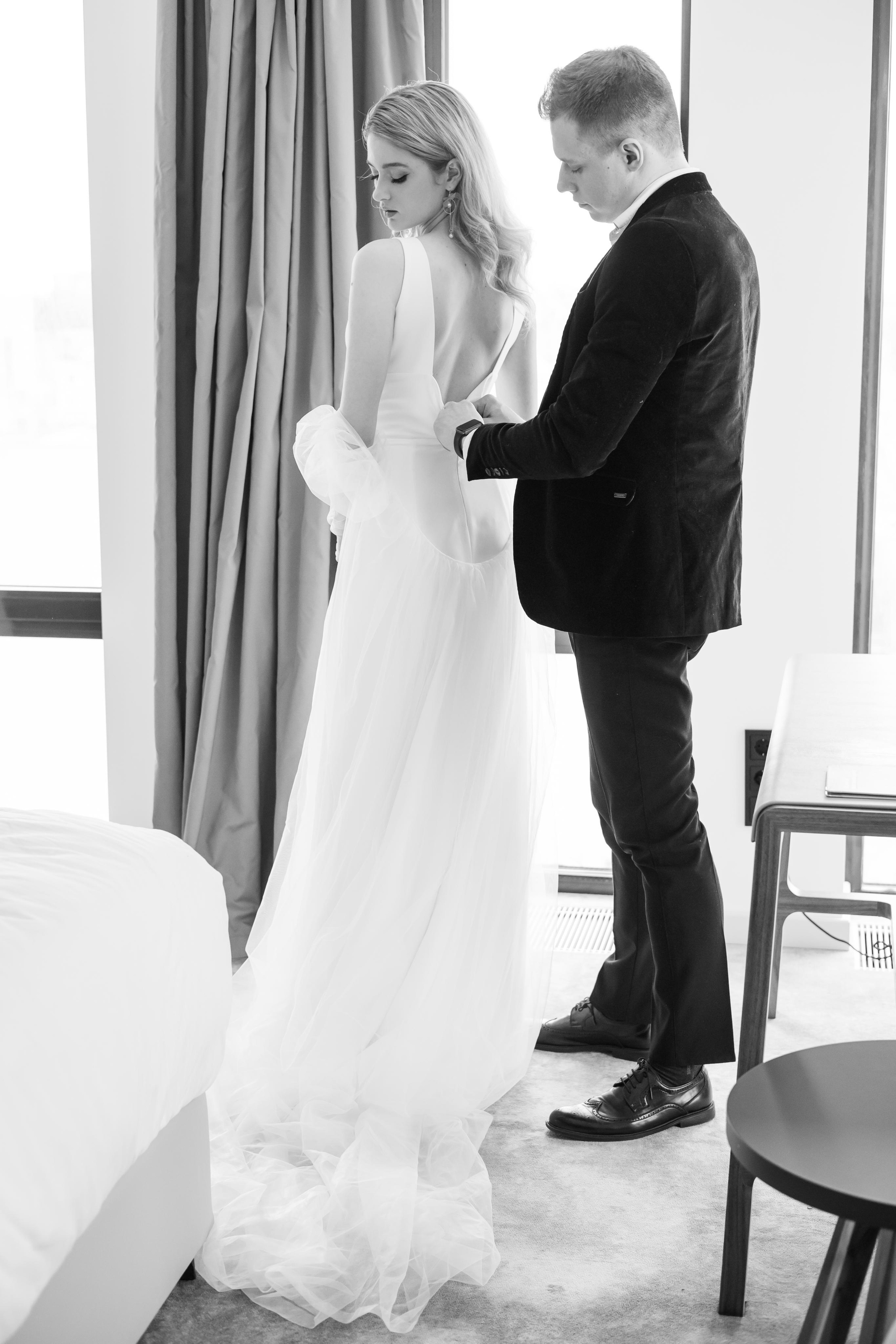 Свадебная фотосессия в отеле Movenpick. Свадебный и репортажный фотограф (Москва, Королев и другие)