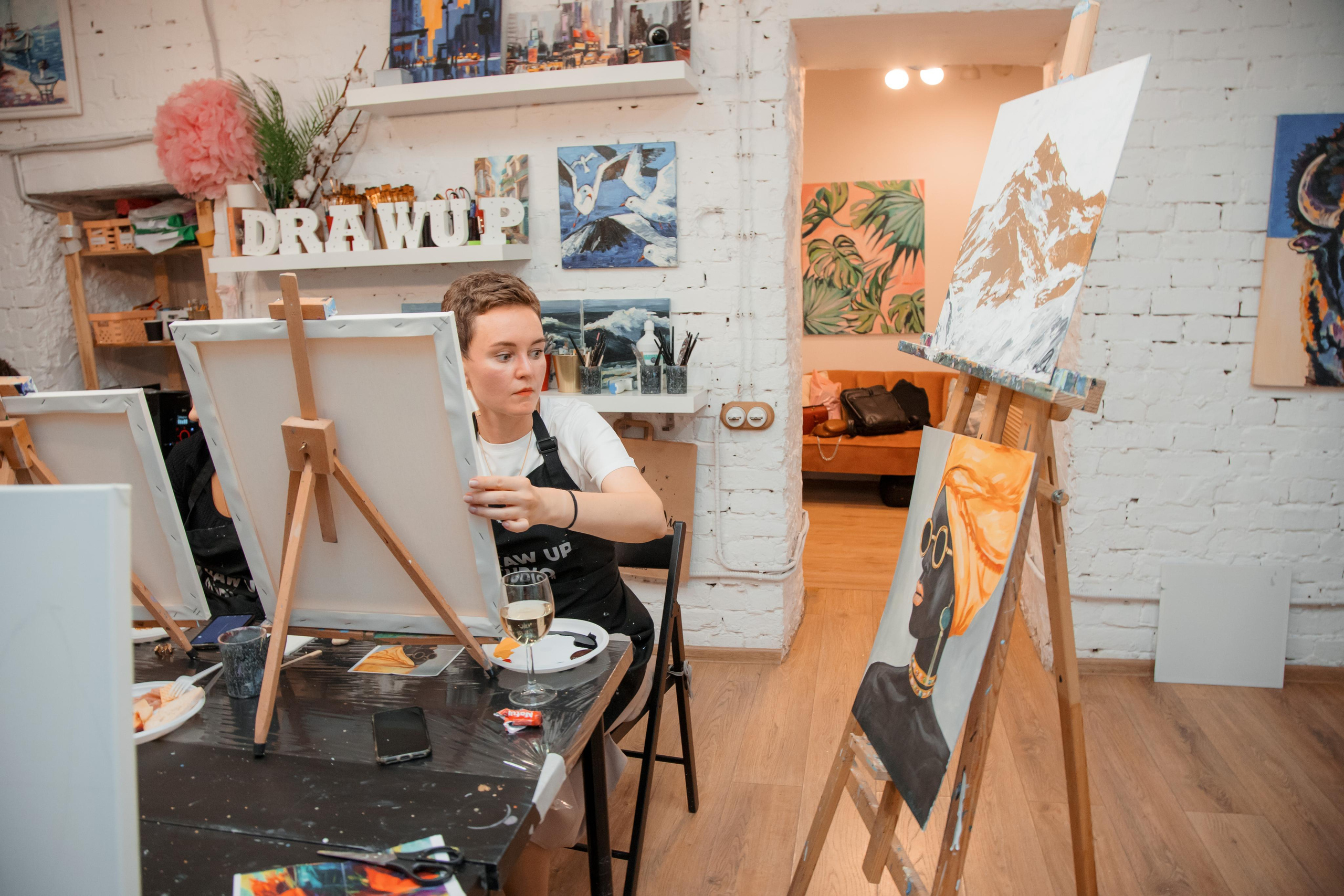 День рождения в Арт-студии. Свадебный и репортажный фотограф (Москва, Королев и другие)