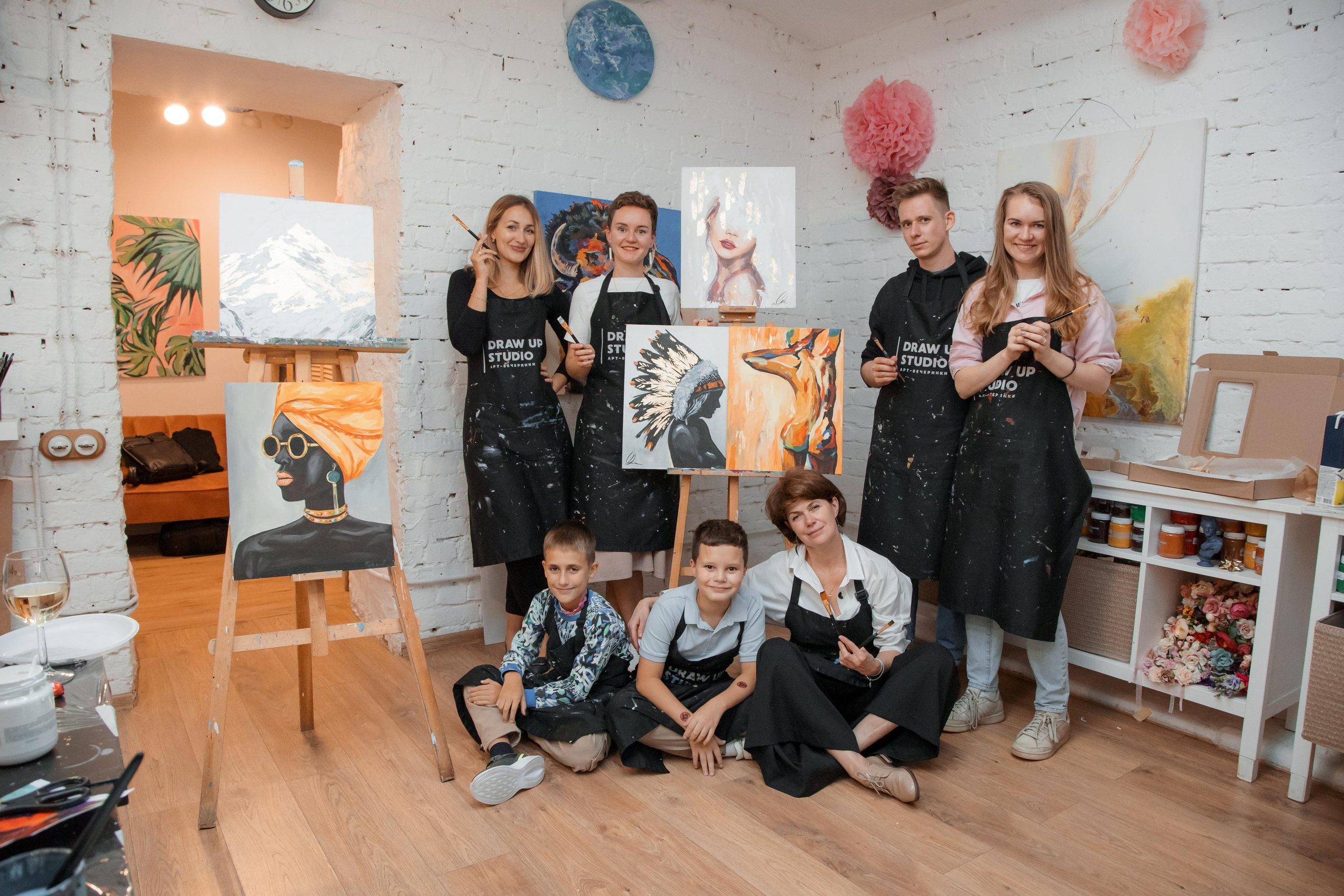 День рождения в Арт-студии. Свадебный и репортажный фотограф (Москва, Королев и другие)