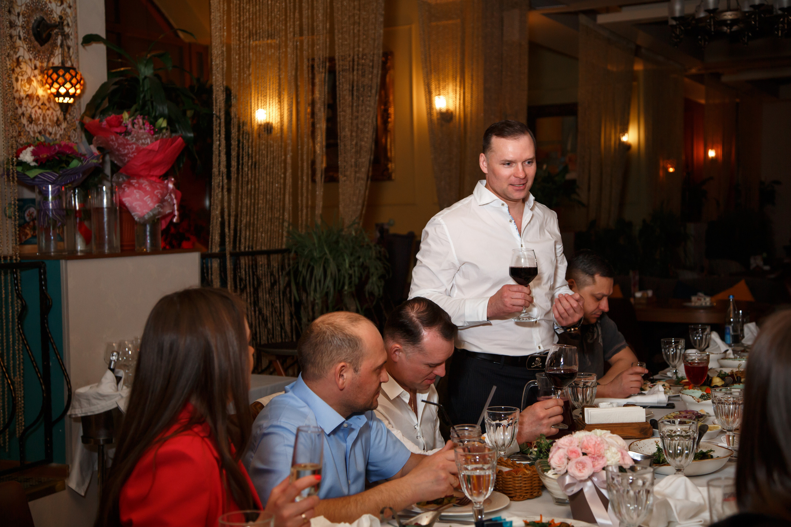 День рождения в ресторане «Дюшес». Свадебный и репортажный фотограф (Москва, Королев и другие)